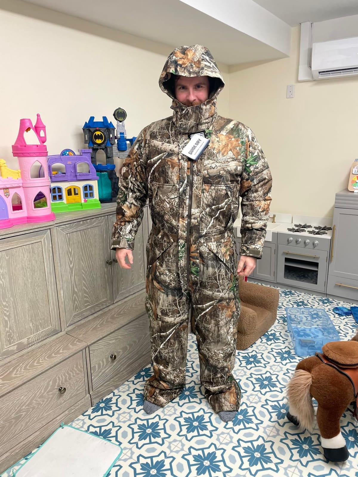 Guide Gear Men's Dry Waterproof Hunting Coveralls with Hood, Insulated Camo Hunt Overalls customer photo 1