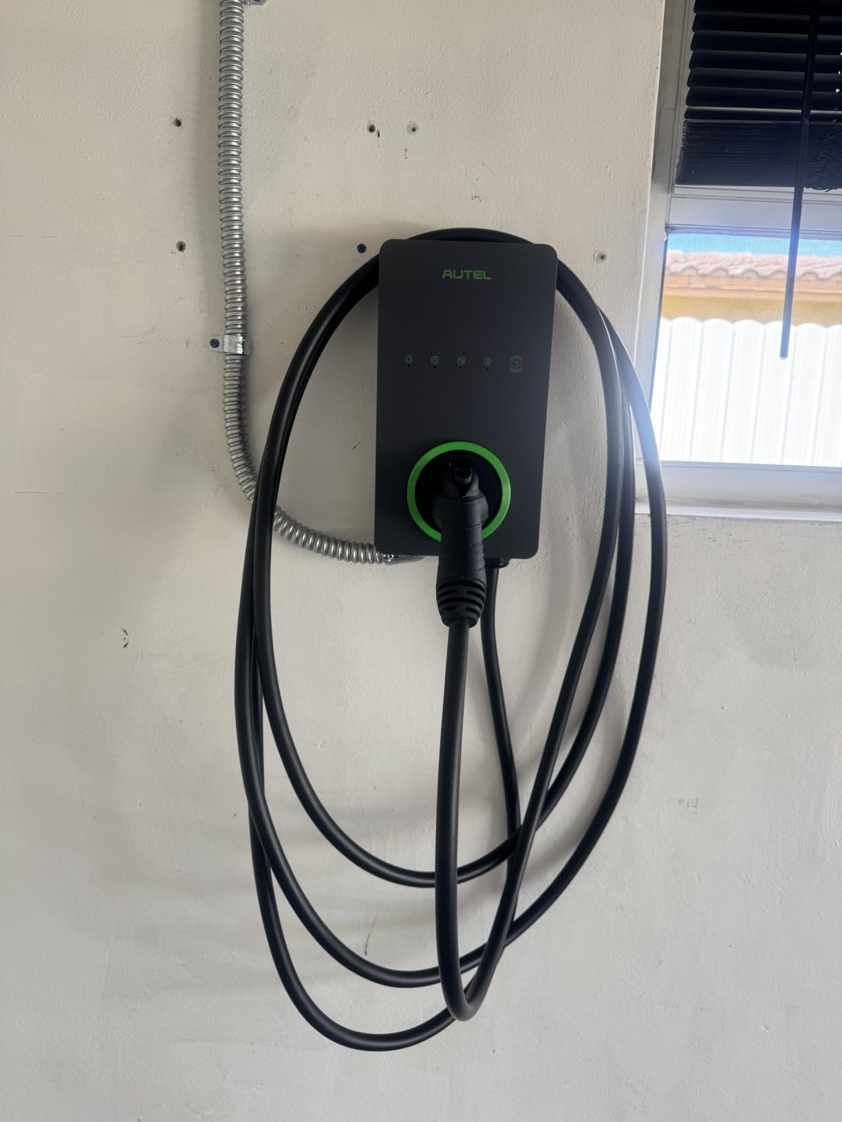 Autel Level 2 EV Charger 50A, J1772 Hardwired Home Charger, WiFi, 25ft Cable | Up to 46 Mi/Hr, Smart WiFi & Bluetooth App Control, Indoor/Outdoor Rated, Adjustable 16-50A, Certified Safety Protection customer photo 2