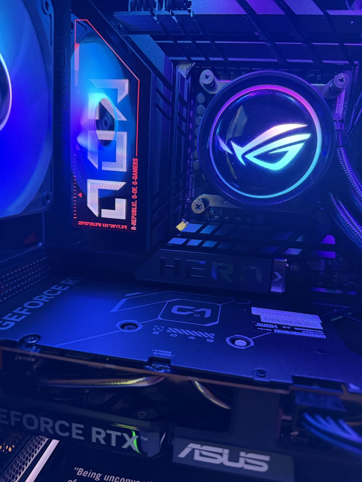 ASUS ROG Maximus Z890 Hero Intel Z890 LGA 1851 ATX Motherboard, Advanced AI PC-Ready, 22+2+1+2 Stages, DDR5, WiFi 7, 3X PCIe 5.0 M.2, Thunderbolt 4, USB Type-C, AI Overclocking/Cooling/Networking customer photo 1