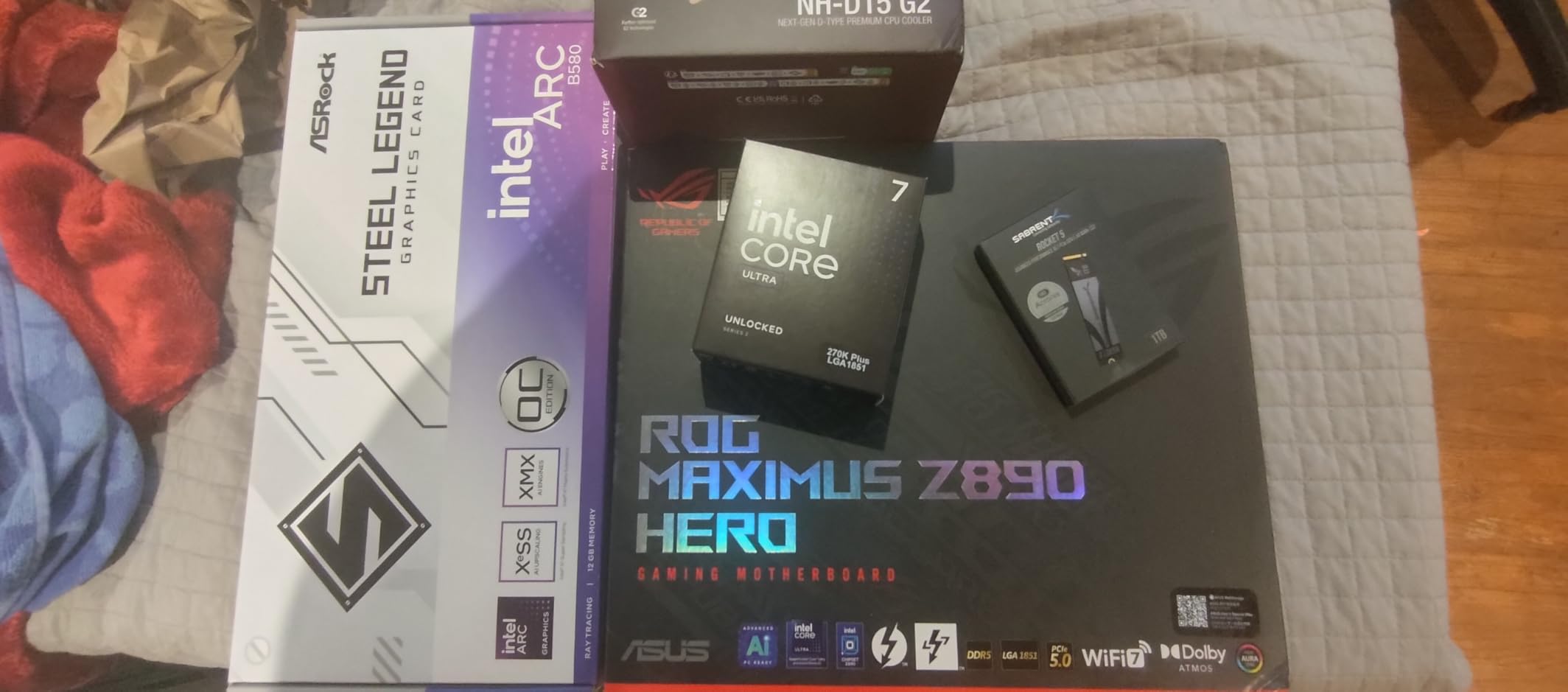 ASUS ROG Maximus Z890 Hero Intel Z890 LGA 1851 ATX Motherboard, Advanced AI PC-Ready, 22+2+1+2 Stages, DDR5, WiFi 7, 3X PCIe 5.0 M.2, Thunderbolt 4, USB Type-C, AI Overclocking/Cooling/Networking customer photo 2