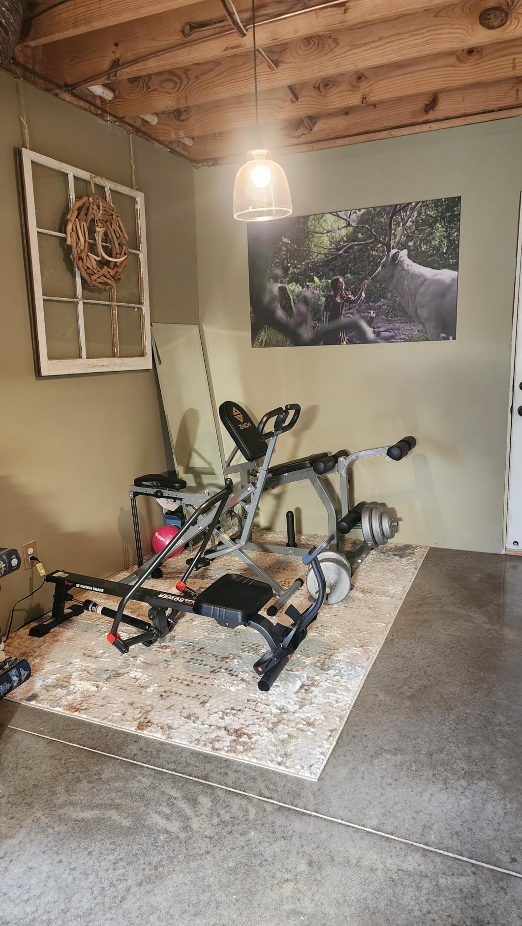 Z ZHICHI 2-in-1 Leg Curl/Extension Machine, Home Use, Burn quads/Calves Fast | 5s Quick Function Switch, 7.9sqft Flexible Space Use, 50x50x1.4mm Sq tube, Holds 660LBS customer photo 1