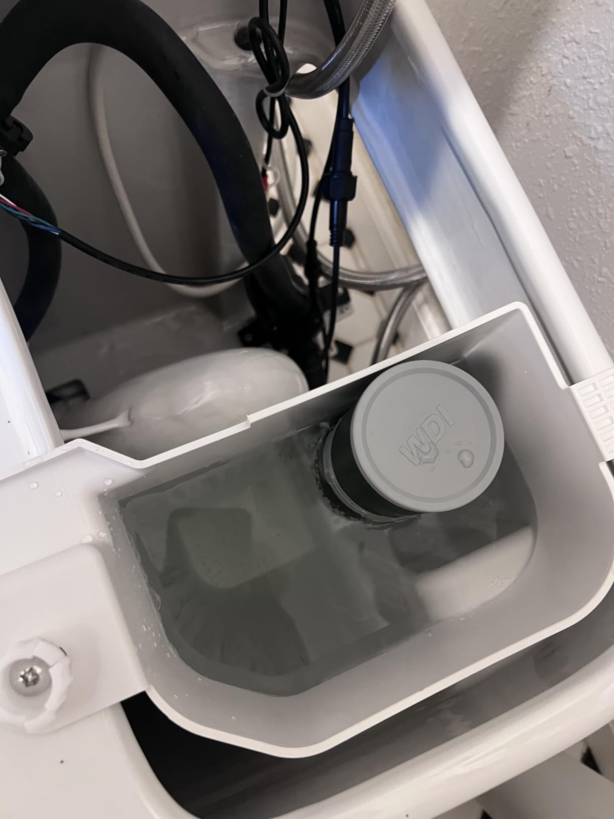 Smart Toilet with Bidet Built in, Luxury One Piece Elongated Bidet Toilet, Auto Open/Close/Flush, Foot Sensor Operation, Built-in Tank & Booster Pump, Heated Seat, Massage Wash, Night Light customer photo 1