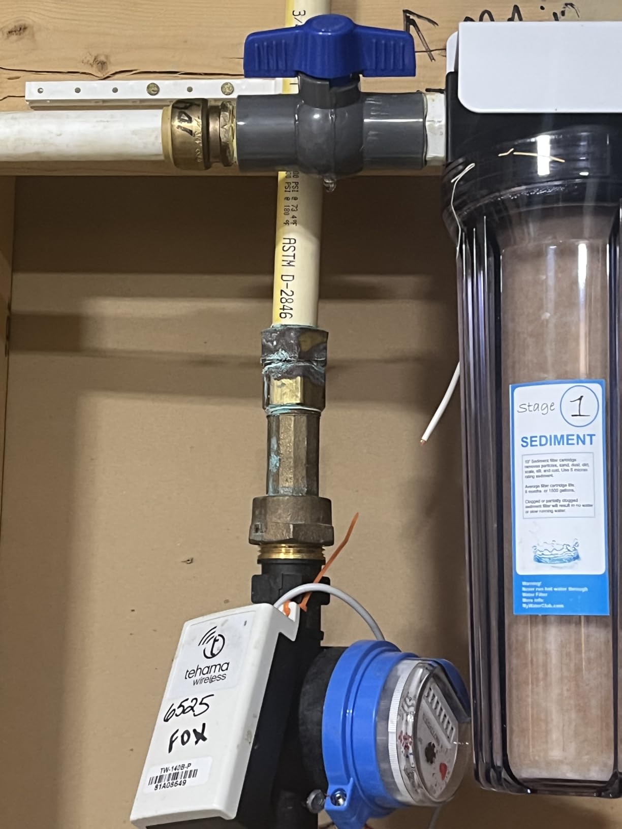MyWaterClub Whole House Water Filter System, 3-Stage, 3/4