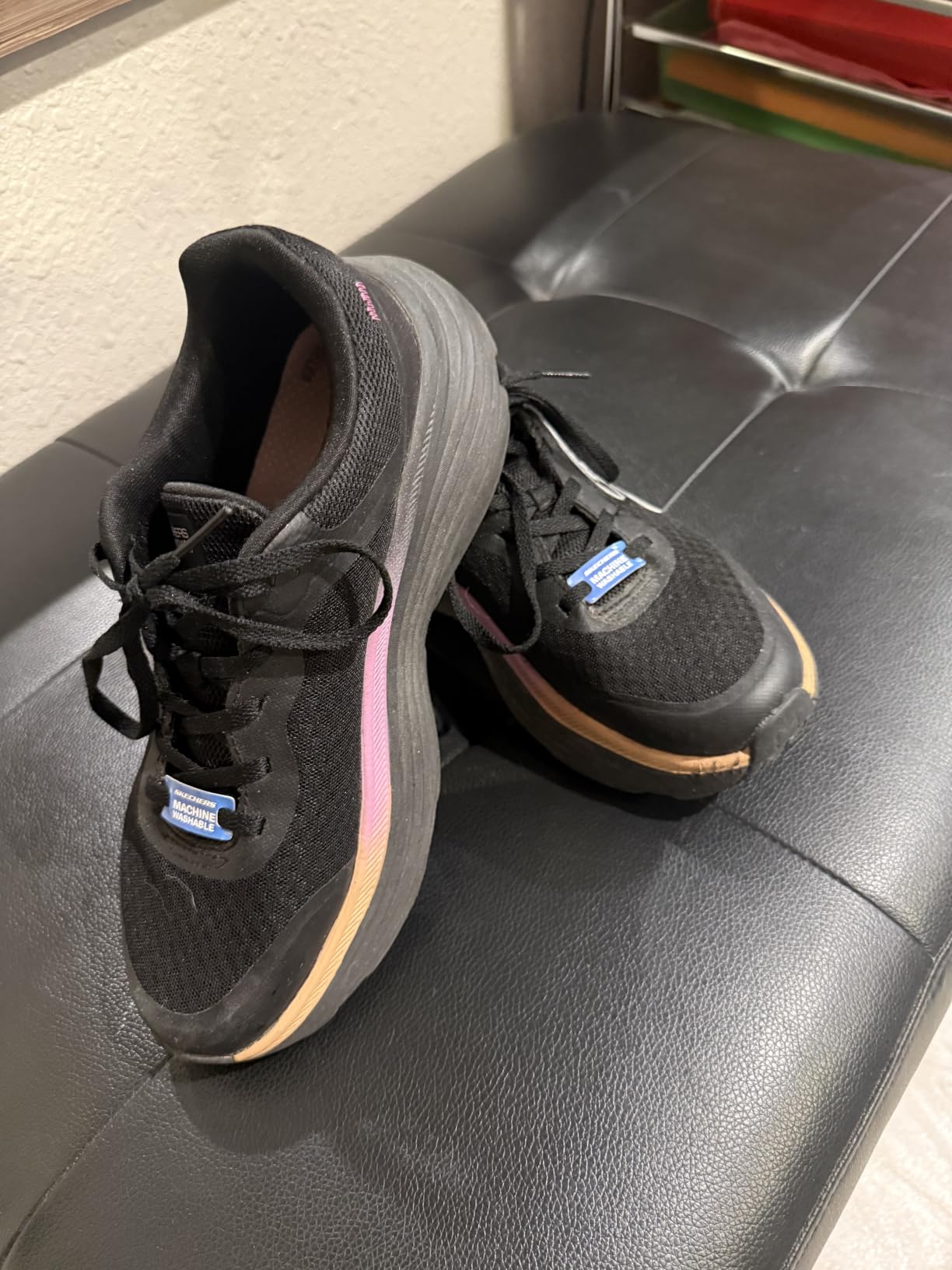 Skechers Women's Max Cushioning Endeavour | Max Cushioning, Air-Cooled Goga Mat Insole, Ultra Light Midsole, Breathable Mesh Upper, Machine Washable customer photo 2