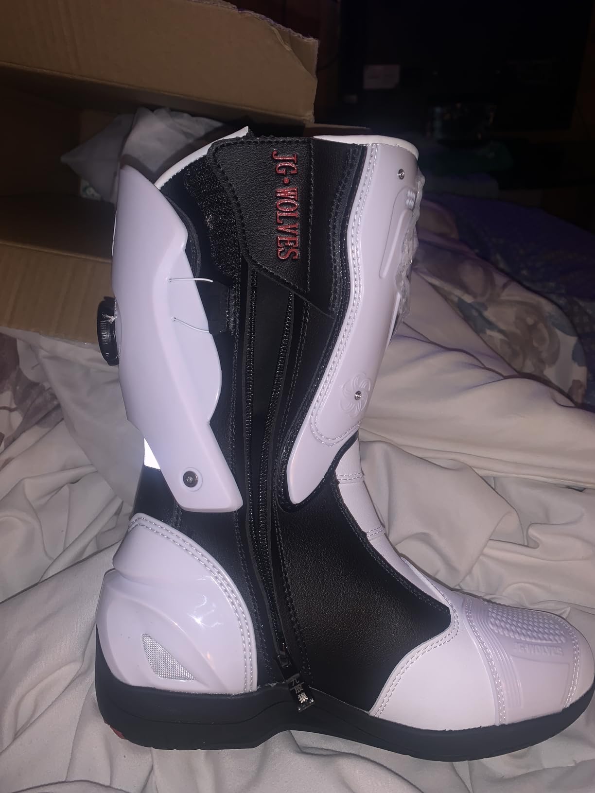 Zeozoom Motorcycle Riding Boots Motorcycle Leather Boots for Women and Men Protection Anti Slip Racing Sports customer photo 2