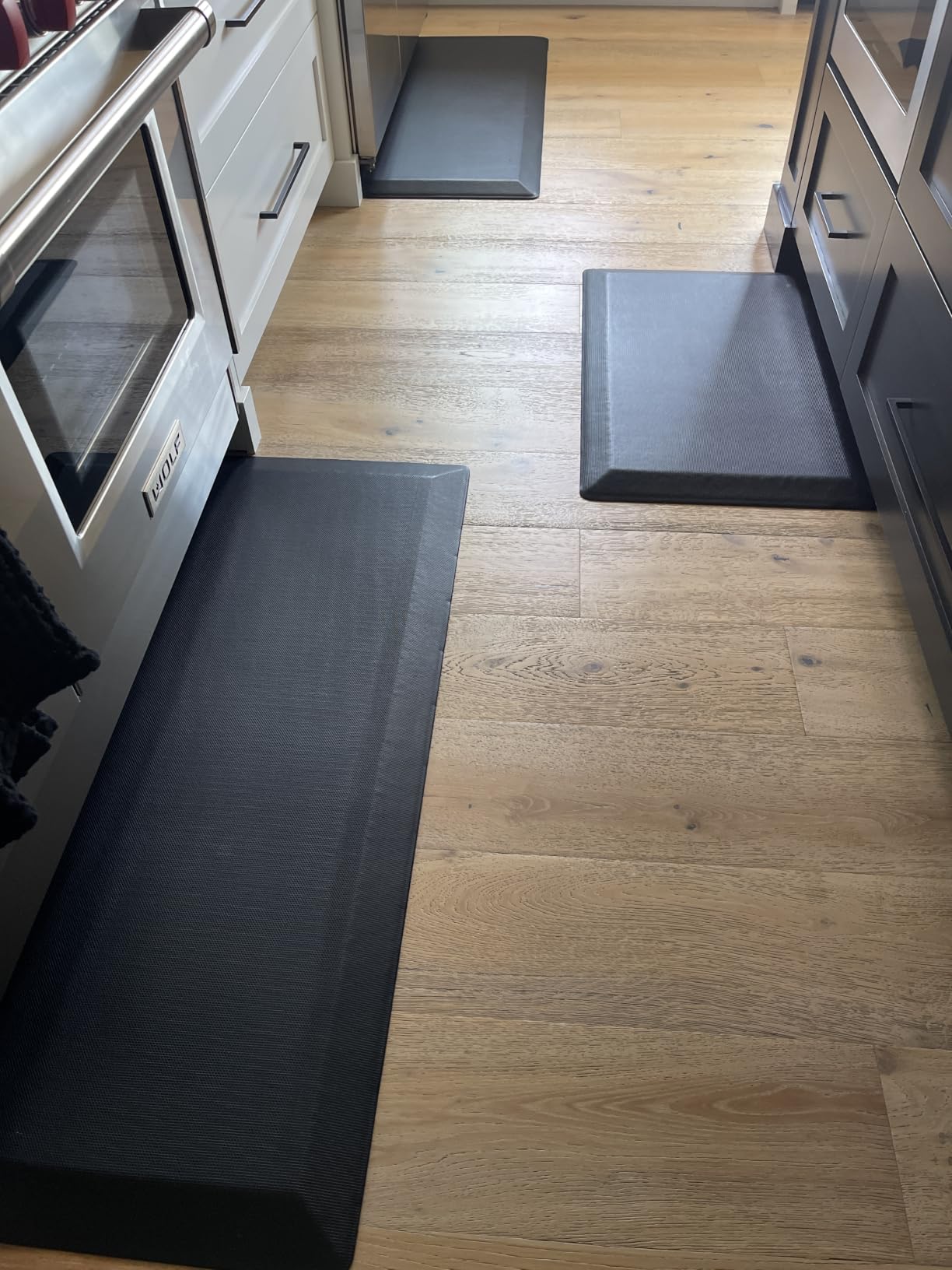 Tyrot Extra Thick Anti Fatigue Mat for Kitchen Floor, 20x32, Black - 9/10 Inch Thick, Cushioned Standing Desk Mat, Memory Foam Ergonomic, Non-Slip Comfort Waterproof Rug for Office, Sink, Garage customer photo 2