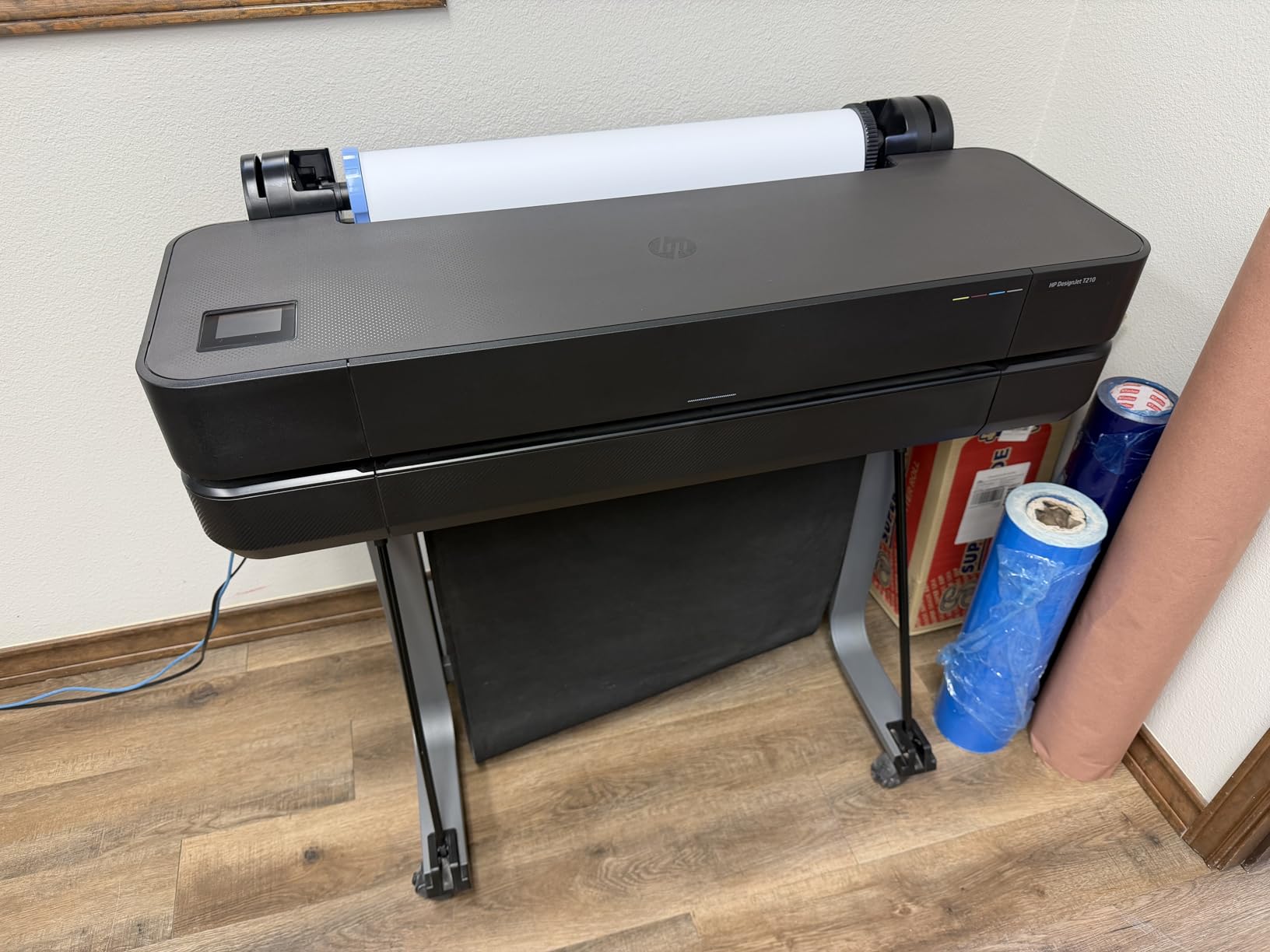 HP DesignJet T210 Large Format 24-inch Plotter Printer, for Easy CAD & Poster Prints (8AG32D) customer photo 1