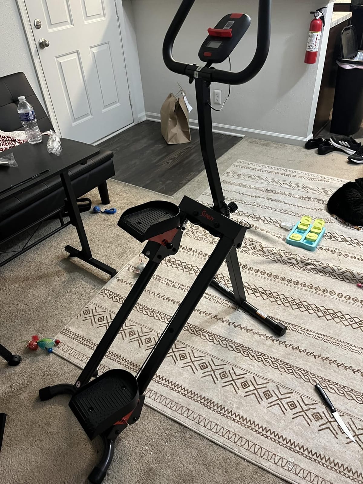 Sunny Health & Fitness Stair Stepper & Climber Exercise Equipment for Home Workout, Compact Cardio Training Machine customer photo 2