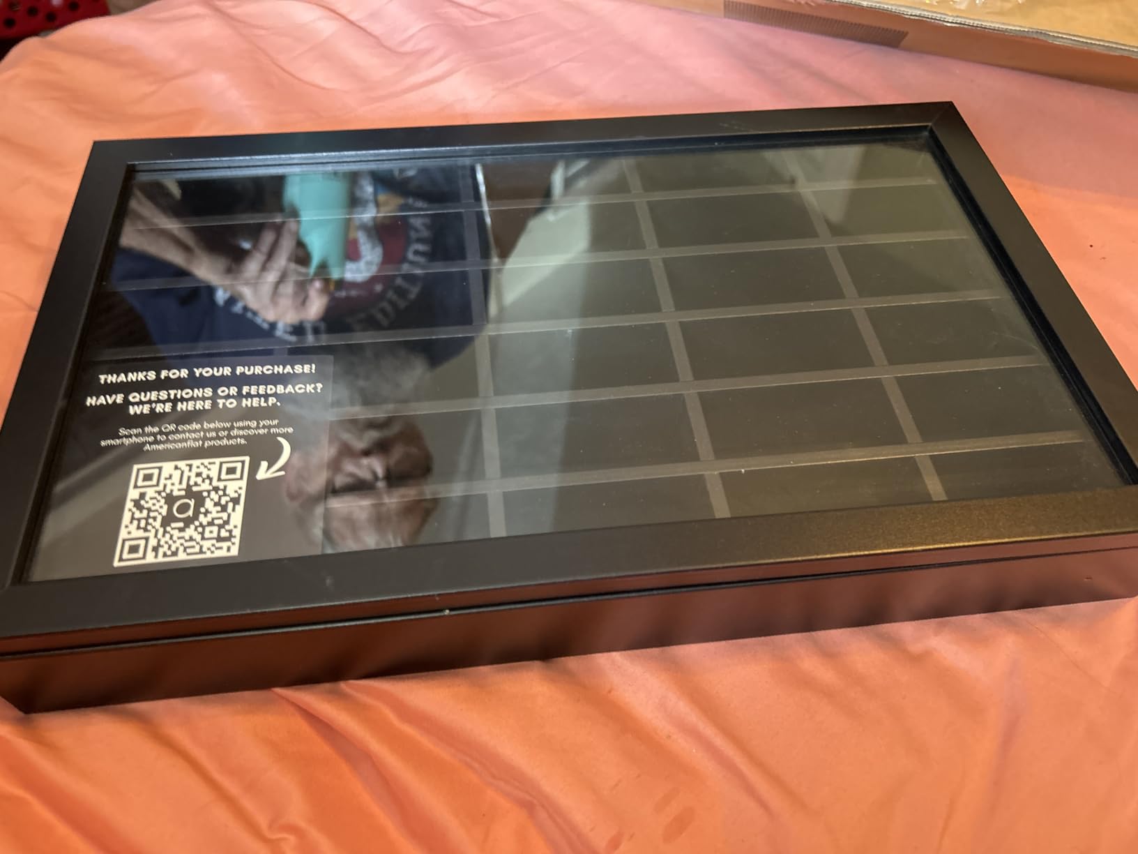 Americanflat 11x18 Toy Car Display Case - Black | Holds up to 30 standard, Shatter-resistant glass, wall mounted display customer photo 1