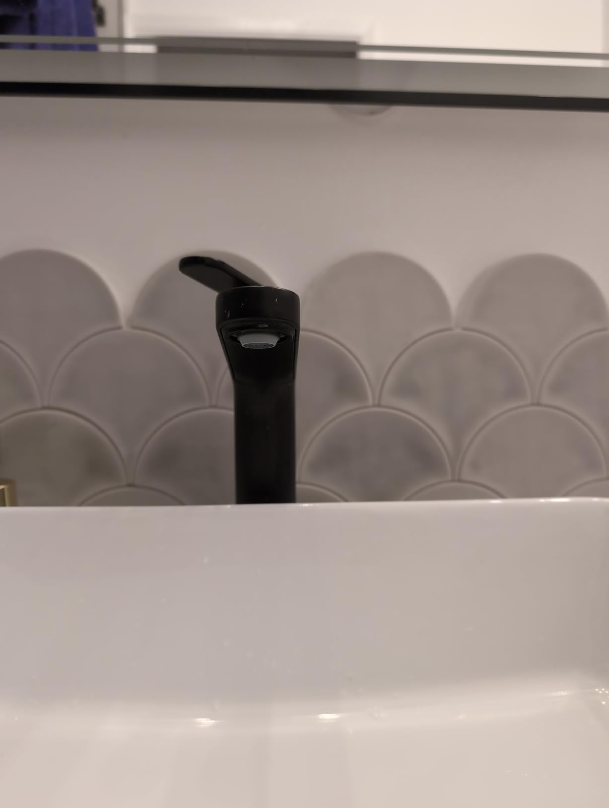 KRAUS Indy Bathroom Faucet for Vessel Sink in Matte Black, KVF-1410MB customer photo 1