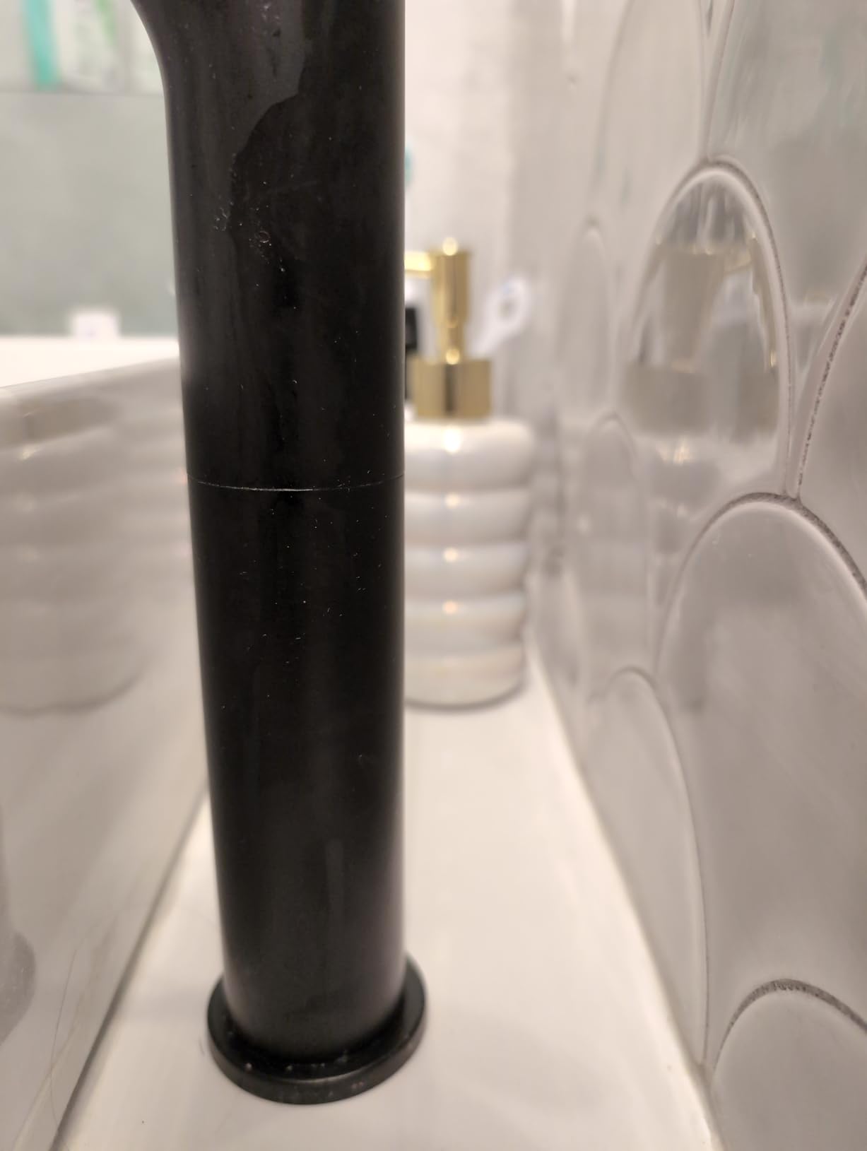 KRAUS Indy Bathroom Faucet for Vessel Sink in Matte Black, KVF-1410MB customer photo 2