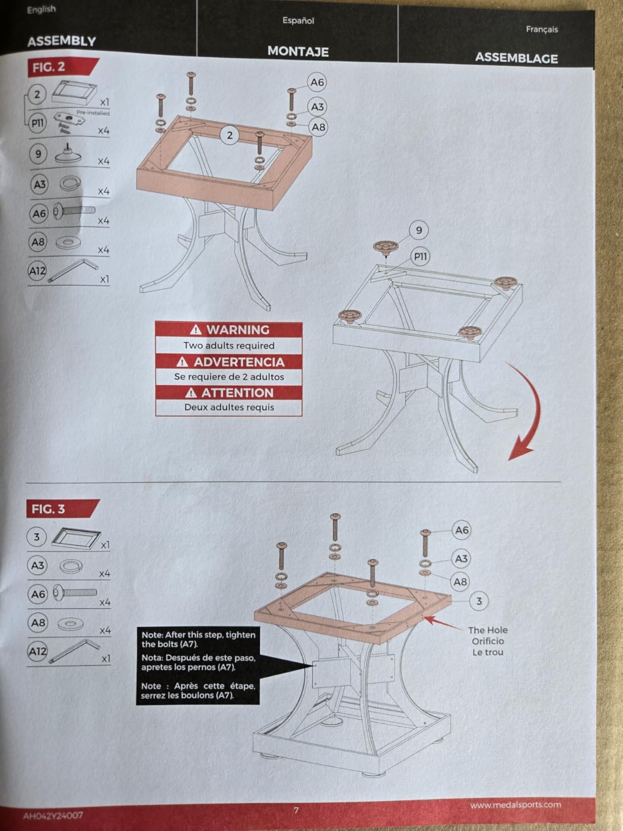 Dome Hockey Table with Electronic Scorer, Bubble Hockey customer photo 2