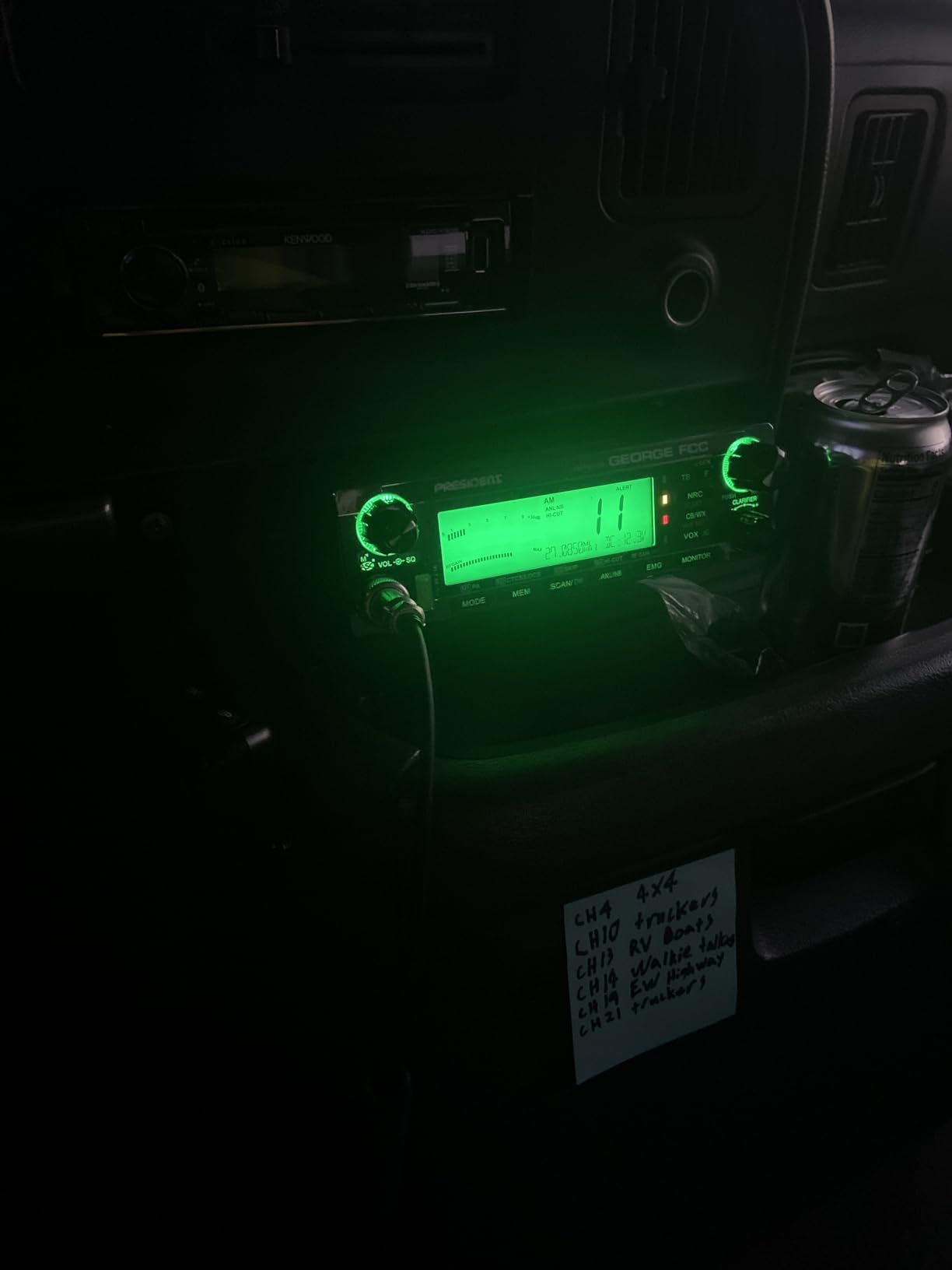 President George FCC AM/FM/SSB CB Radio, CTCSS/DCS, Large 7 Color LCD Display, Weather Channel/Alert, ASC, VOX, Scan Skip, USB Port, NRC, Automatic SWR, PA, SWR and Voltage Protection customer photo 1