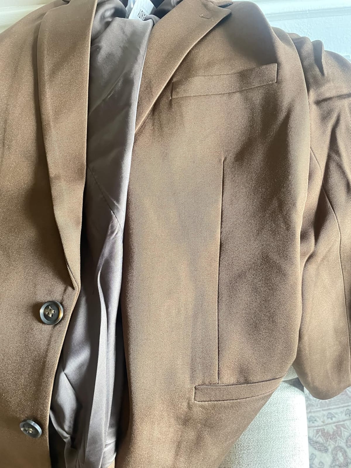 Men's Casual Blazer Regular Fit Lightweight Two Button Sport Coat Suit Jacket customer photo 2