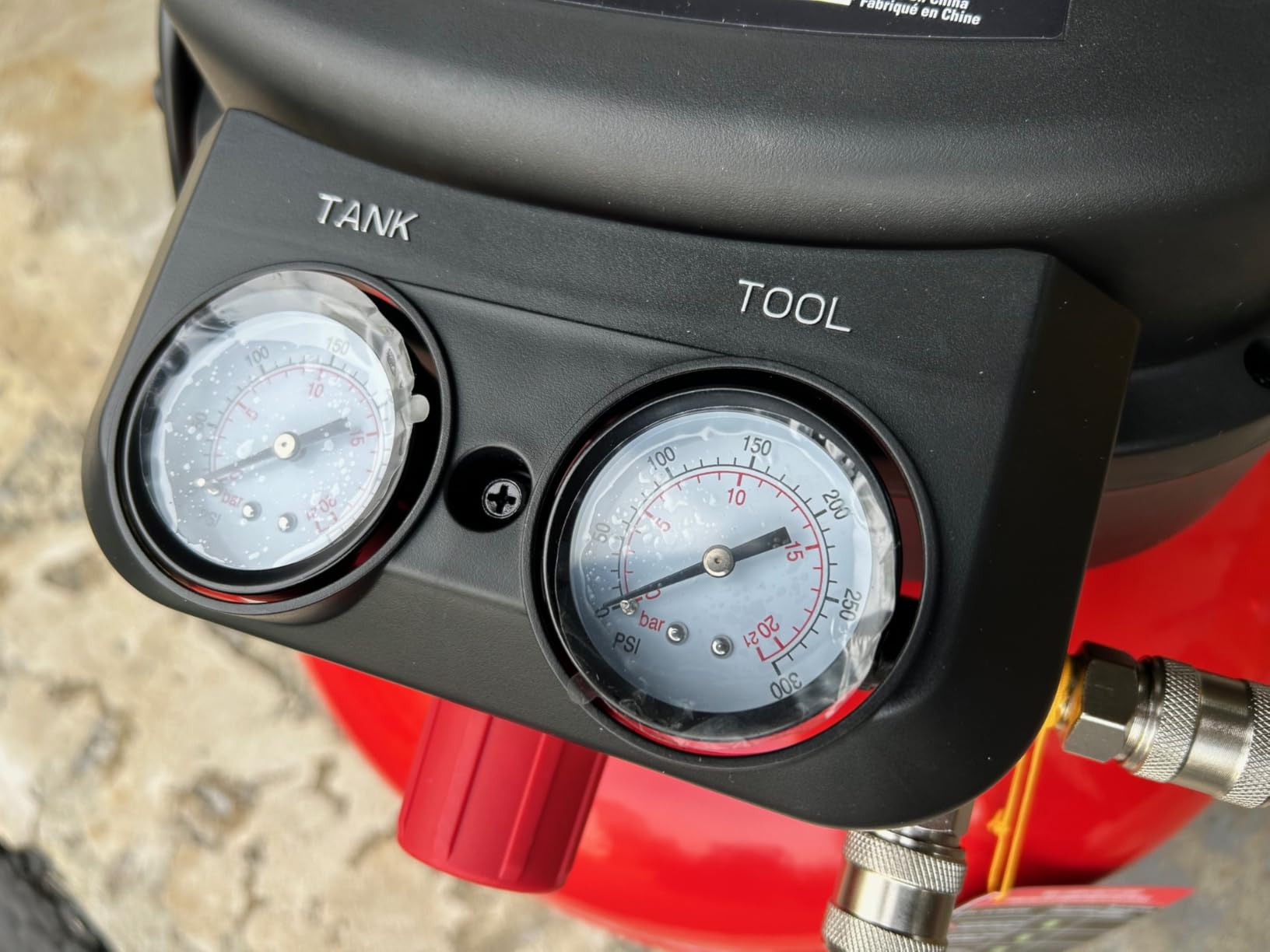 ECOMAX 6 Gallon Pancake Air Compressor 175PSI 3 CFM @ 90 PSI | Oil-Free Pump, 10 Accessories Kit, Dual Quick Couplers, for Brad Nailers, Air Tools & Tire Inflation customer photo 1