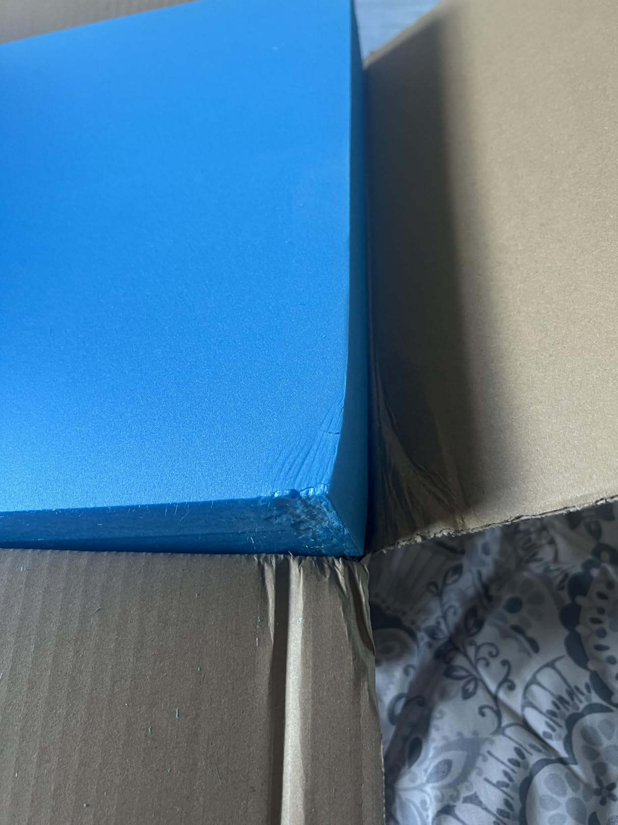 LuckyFoam Blue 4 Pack 15x12x2 inch Foam Sheets 2 Inch Thick - Polystyrene Rectangles XPS Foam Board for Insulating and Modeling customer photo 2