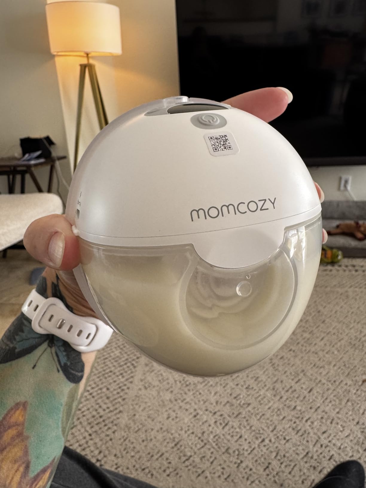 Momcozy M5 Smart APP Controlled Wearable Breast Pump, 2-Pack Quill Gray customer photo 2