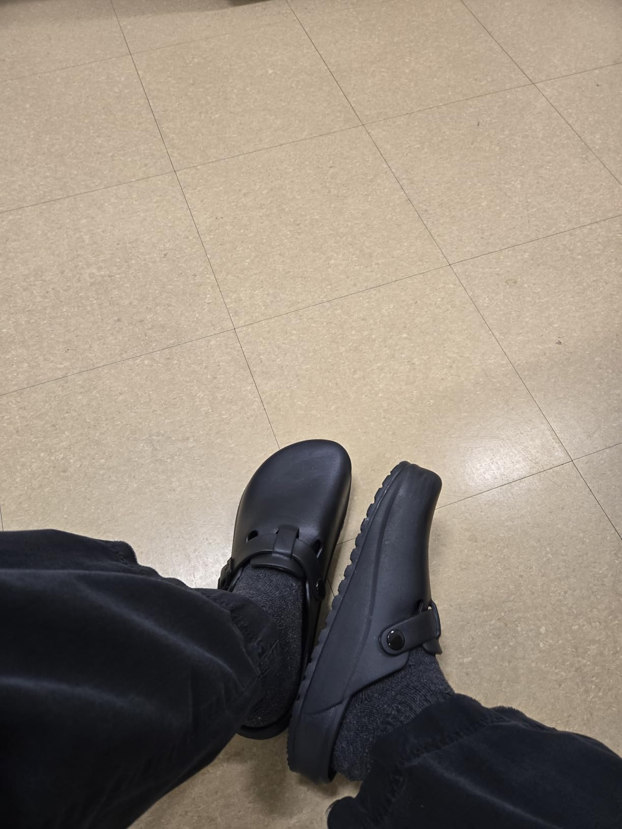 Arch Support Work Clogs Slip Resistant Shoes for Chef Nurse customer photo 1
