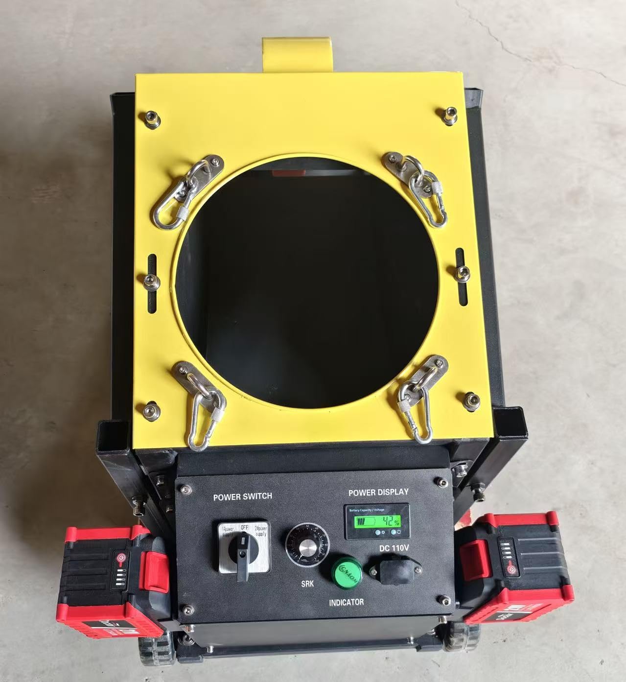 Basketball Rebounder Machine and Automatic Shooting Machine, Dual Power | Rechargeable or plug-in use with adjustable rebound speed, compact design, and accessories for basketball shooting practice customer photo 1