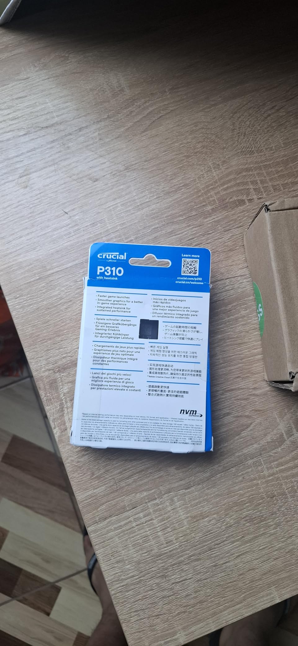 Crucial P310 2280 2TB PCIe Gen4 NVMe Gaming PS5 SSD with Heatsink, Up to 7,100MB/s, PlayStation5, Laptop & Desktop (PC) Compatible, Solid State Drive - CT2000P310SSD5-01 customer photo 2