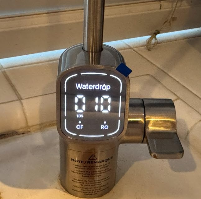 Waterdrop G5P700A-PRO Alkaline Mineral pH+ Reverse Osmosis System, 700 GPD, NSF/ANSI 58 & 372 Certified, 8-Stage Dual Flow RO Water Filtration System customer photo 1