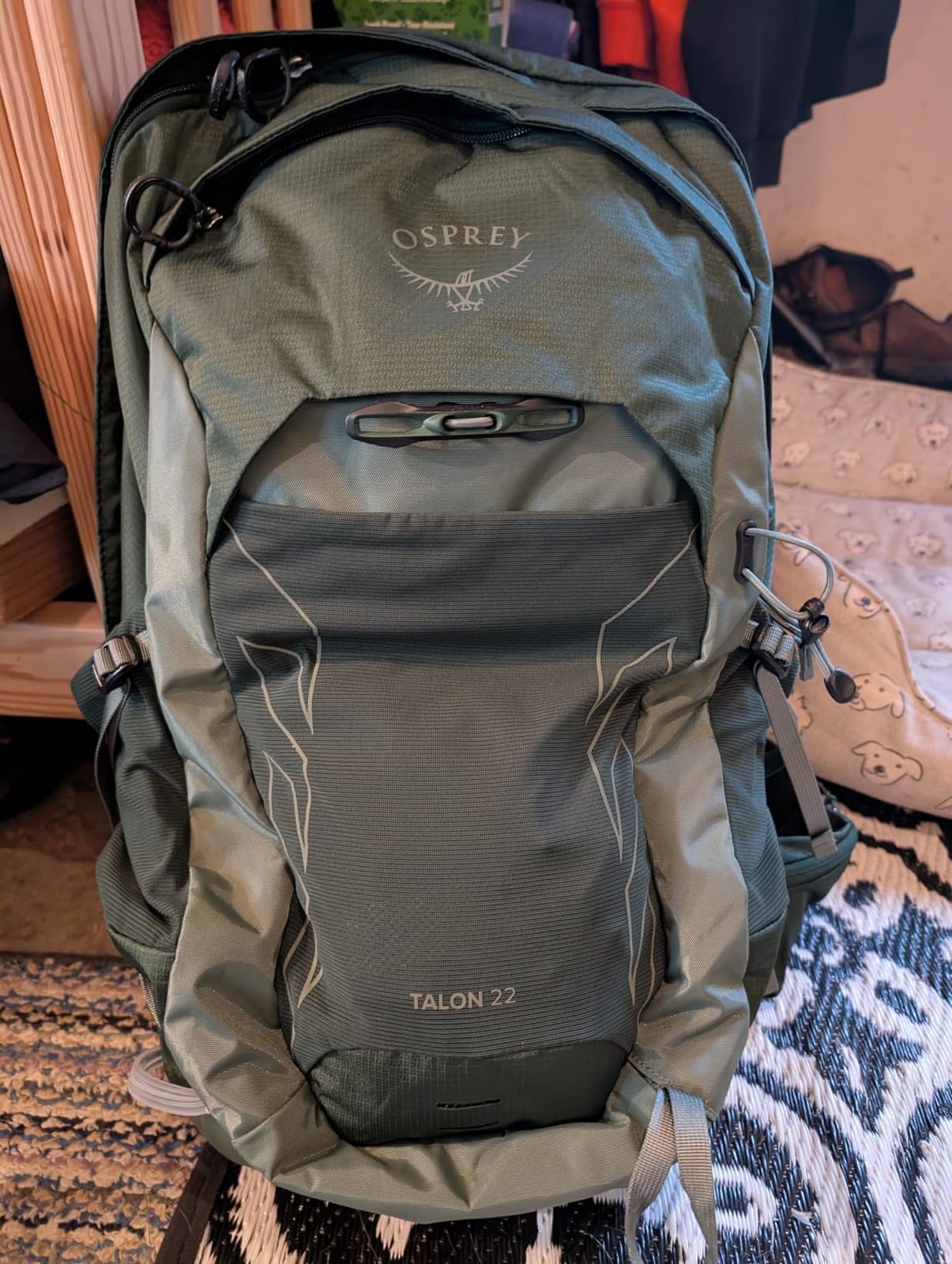 Osprey Talon 22L Men's Lightweight Hiking Backpack, Gray OS customer photo 2