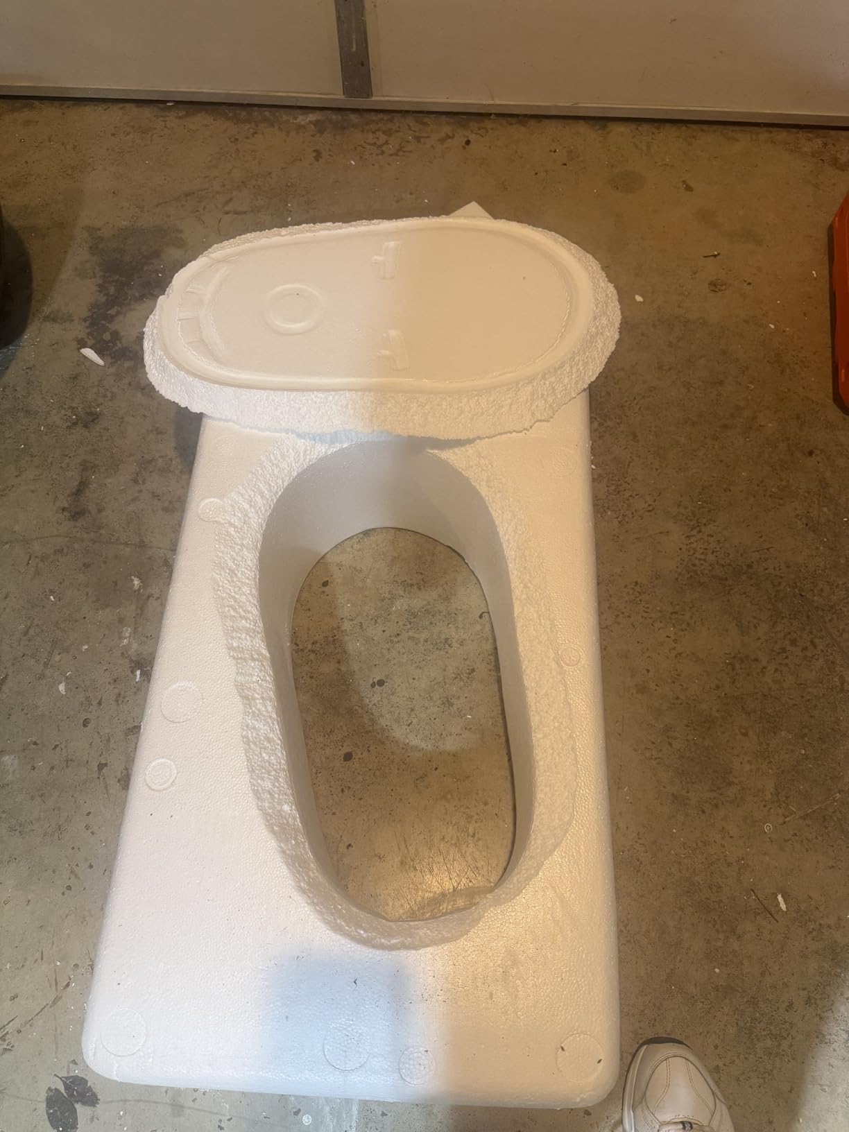 HOROW 17 Inch High Round Toilet with ADA Chair Height, Two Piece Toilet with 1.1/1.6 GPF Dual Flush, MAP 1000g, Extra Tall Bowl for Tall Person & Seniors, HR-R17D customer photo 2