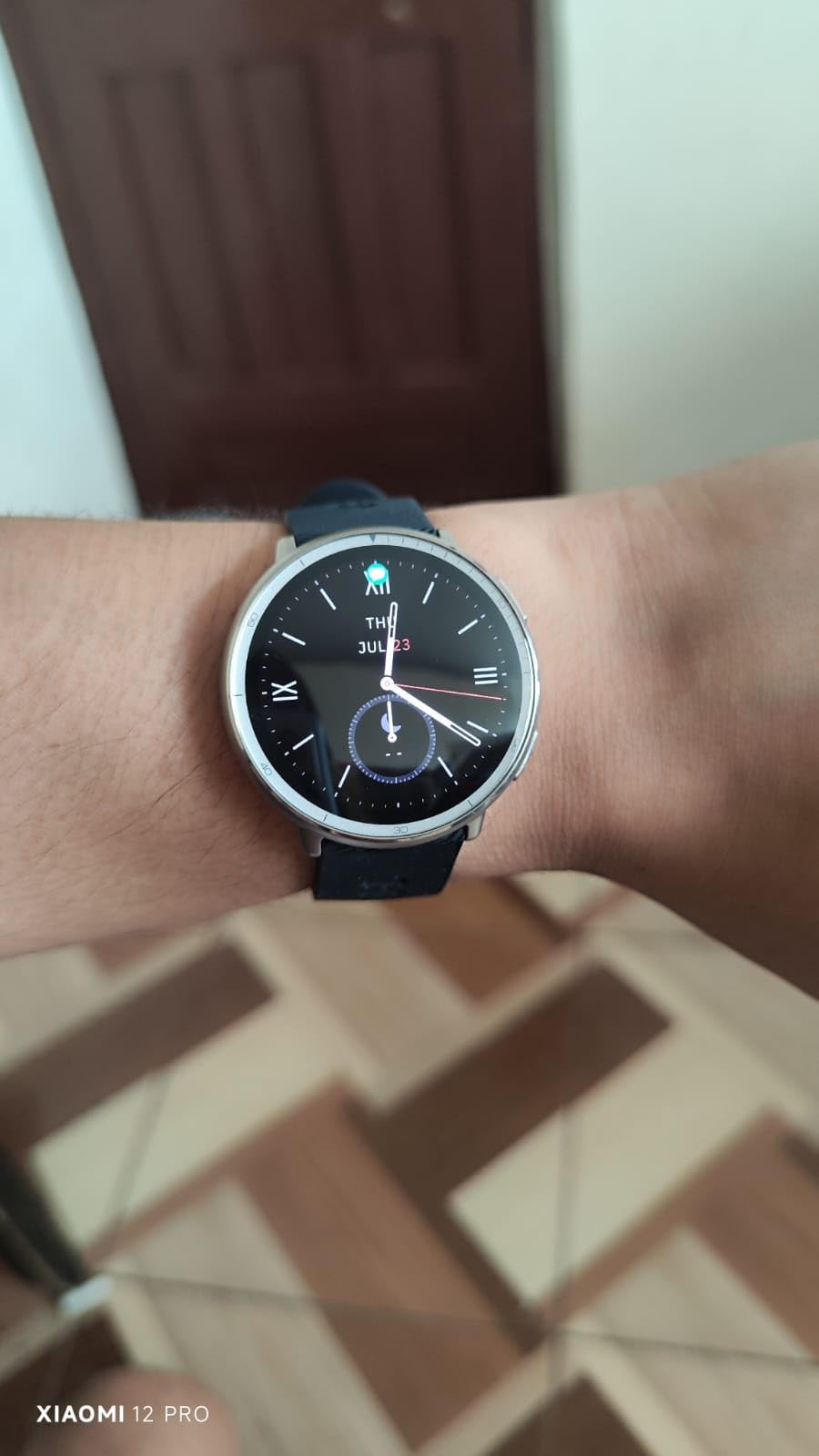 Amazfit Active 2 Premium Smart Watch 1.32 inch Sapphire Glass, GPS, iOS/Android | 44mm, 10-Day Battery, Water-Resistant, AMOLED Display, Heart & Sleep Monitor, HYROX Mode, Leather + Sport Strap customer photo 2