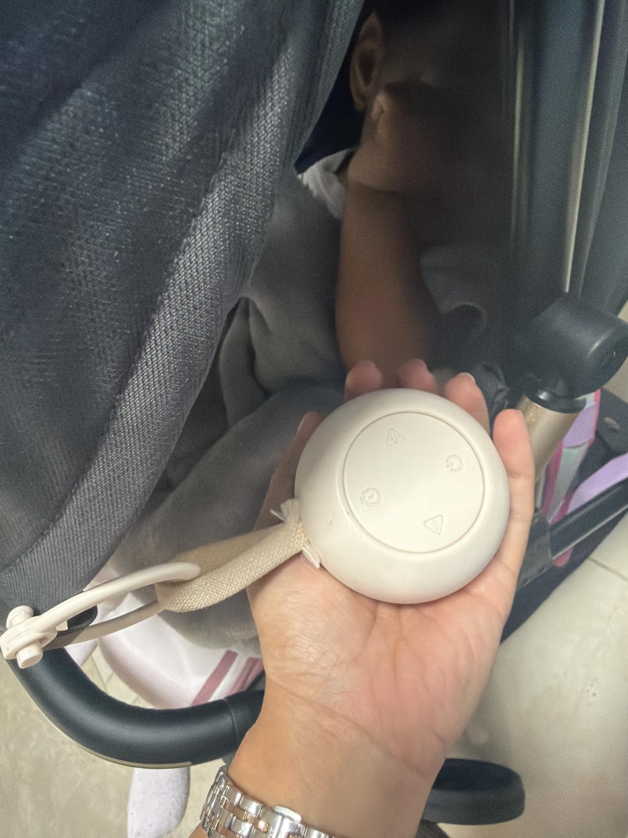 Portable Baby Sound Machine [White Noise for Babies Kids Adults][Timer Function][20 Soothing Sounds][Sleep Soother] 15 Hours Battery Life, Travel,Registry,Gifts,Shower,Clips on Baby Stroller customer photo 2