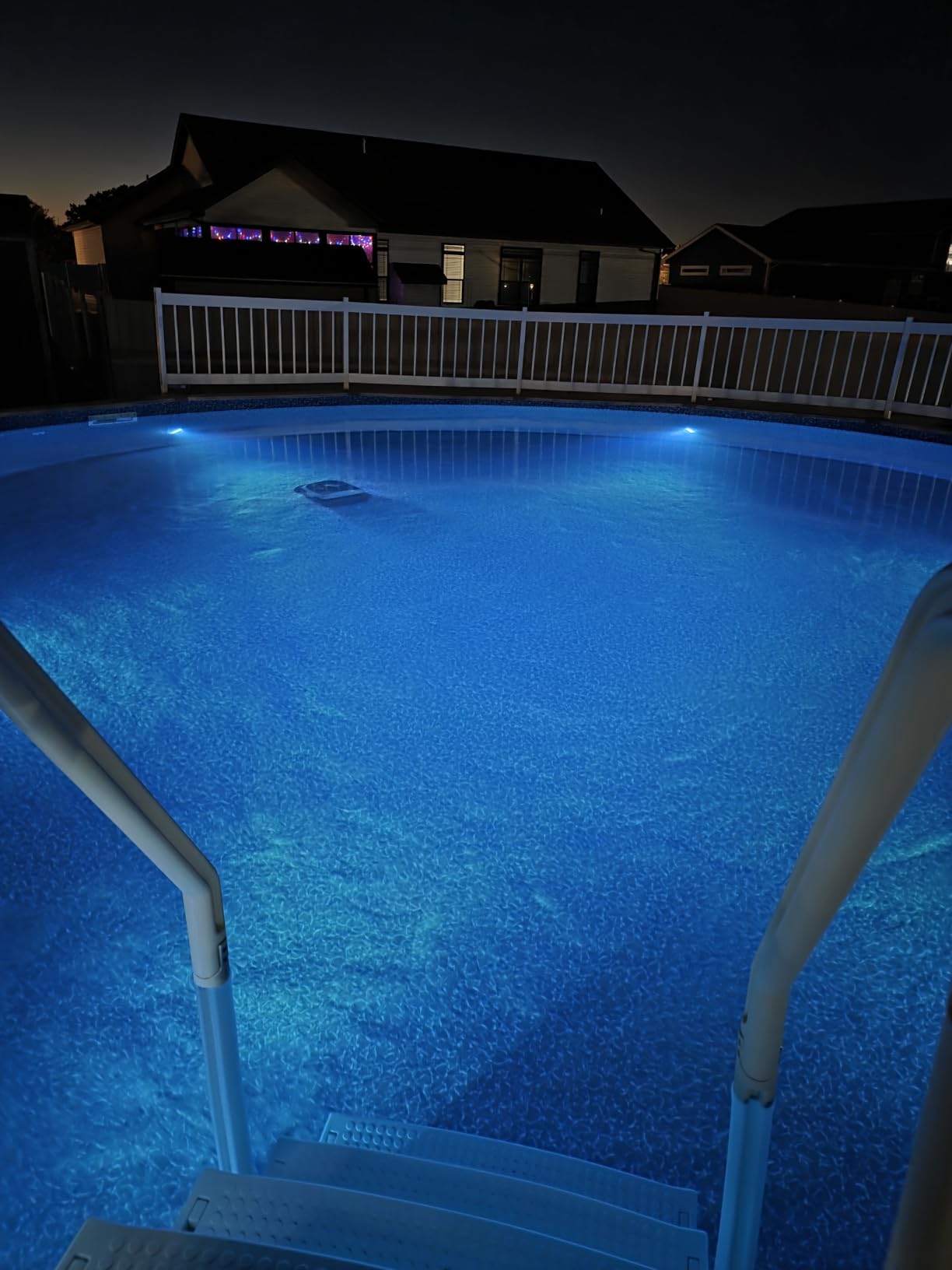 VEVOR Swimming Pool Ladder, 4-Step Double Handrails Stairs with Non-Slip Heavy Duty Steps, Max Load Capacity 400 lbs, for 48-54 in Inground & Above-Ground Pools of Any Decking Surface, Taupe customer photo 2