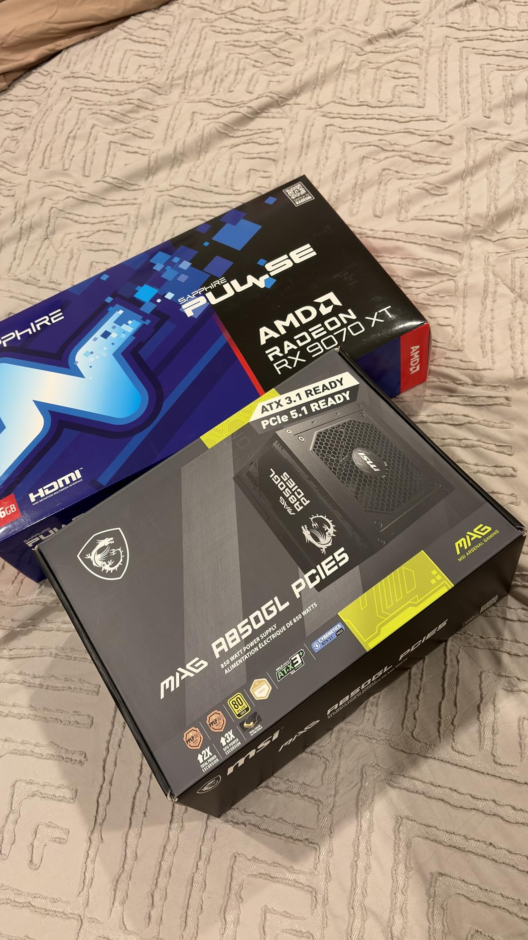 Sapphire 11348-03-20G Pulse AMD Radeon RX 9070 XT Gaming Graphics Card with 16GB GDDR6, AMD RDNA 4 customer photo 1