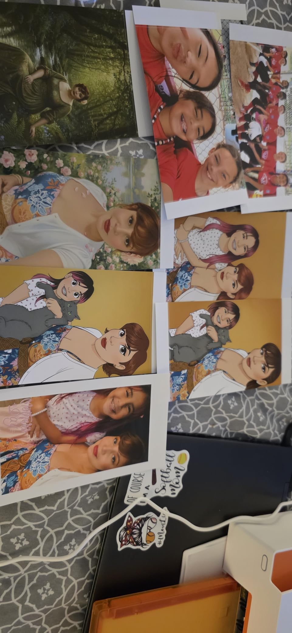 Liene Amber M110 Bluetooth Photo Printer 80 Sheets, Portable Photo Printer for iPhone, Thermal Dye Sublimation, Picture Printer 60 Sheets 4x6 Paper & 20 Sheets 3