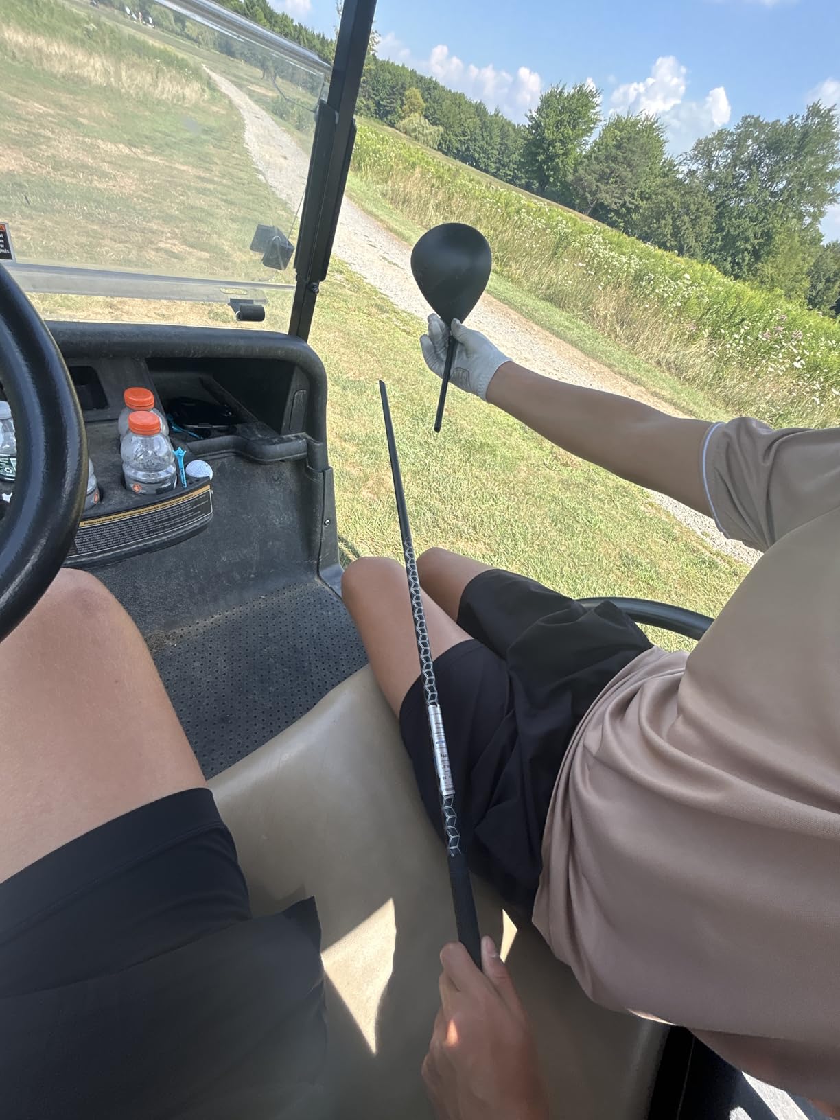 Speed System - Golf Driver | Titanium Head, Oversized Sweet Spot, Lightweight Graphite Shaft, Aerodynamic, USGA Conforming, Headcover, 10-12.5° customer photo 1