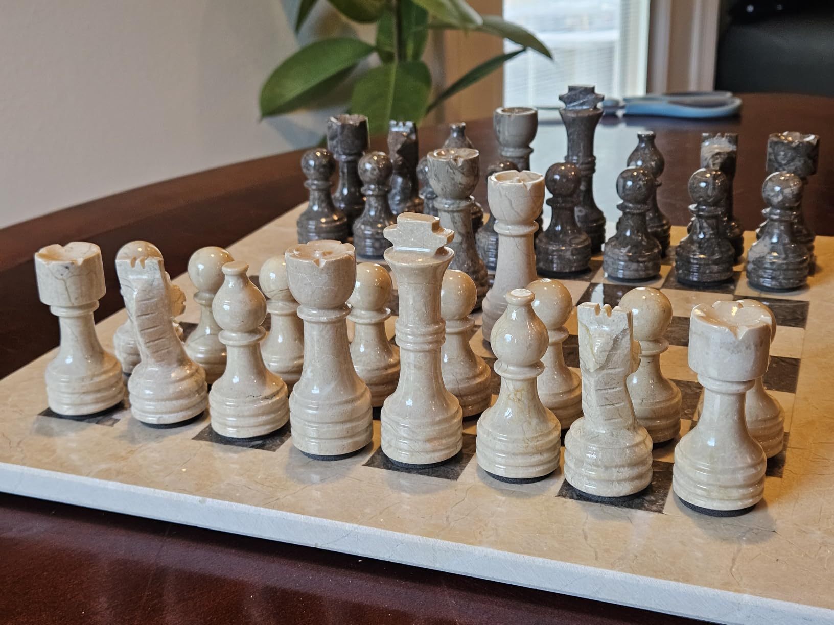 Marble Chess Set 15 Inch Verona and Oceanic Handmade Board Game with Storage Box, Elegant Gift & Home Décor customer photo 2