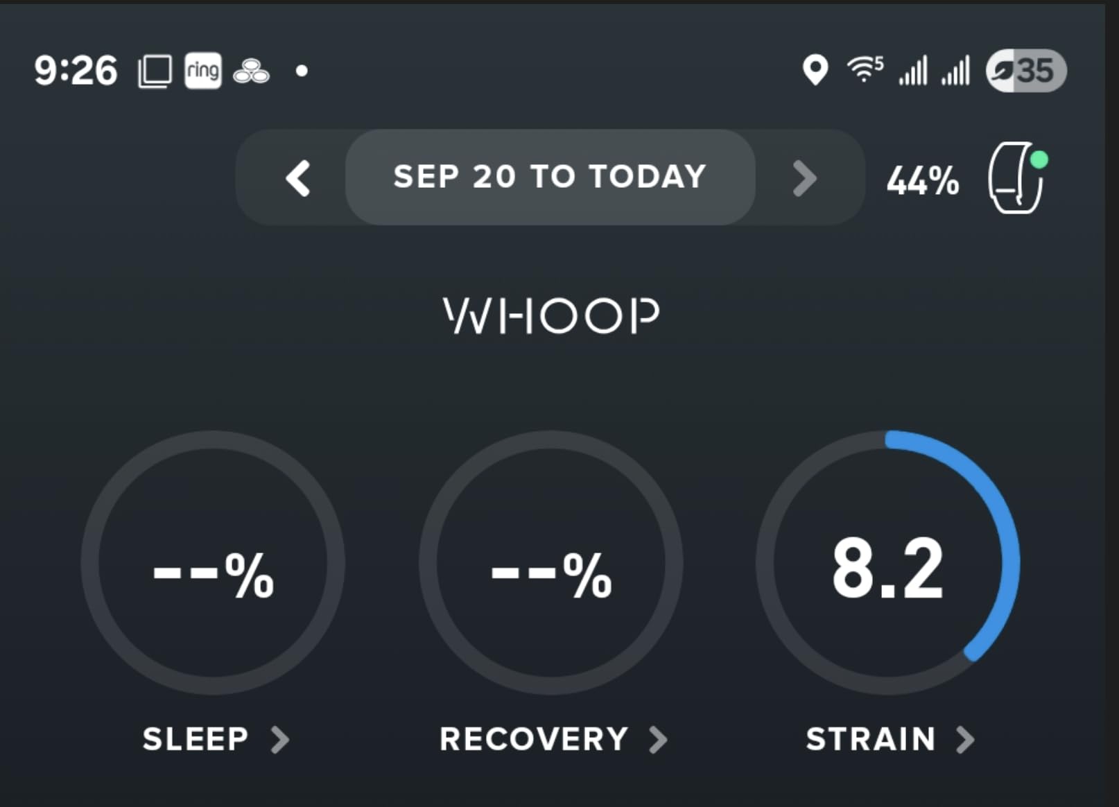 WHOOP 5.0/MG Activity Tracker - 12 Month Membership - Health and Fitness Wearable - 24/7 Activity and Sleep Tracker, Personalized Coaching, Menstrual Cycle Insights - 14+ Days Battery Life customer photo 1