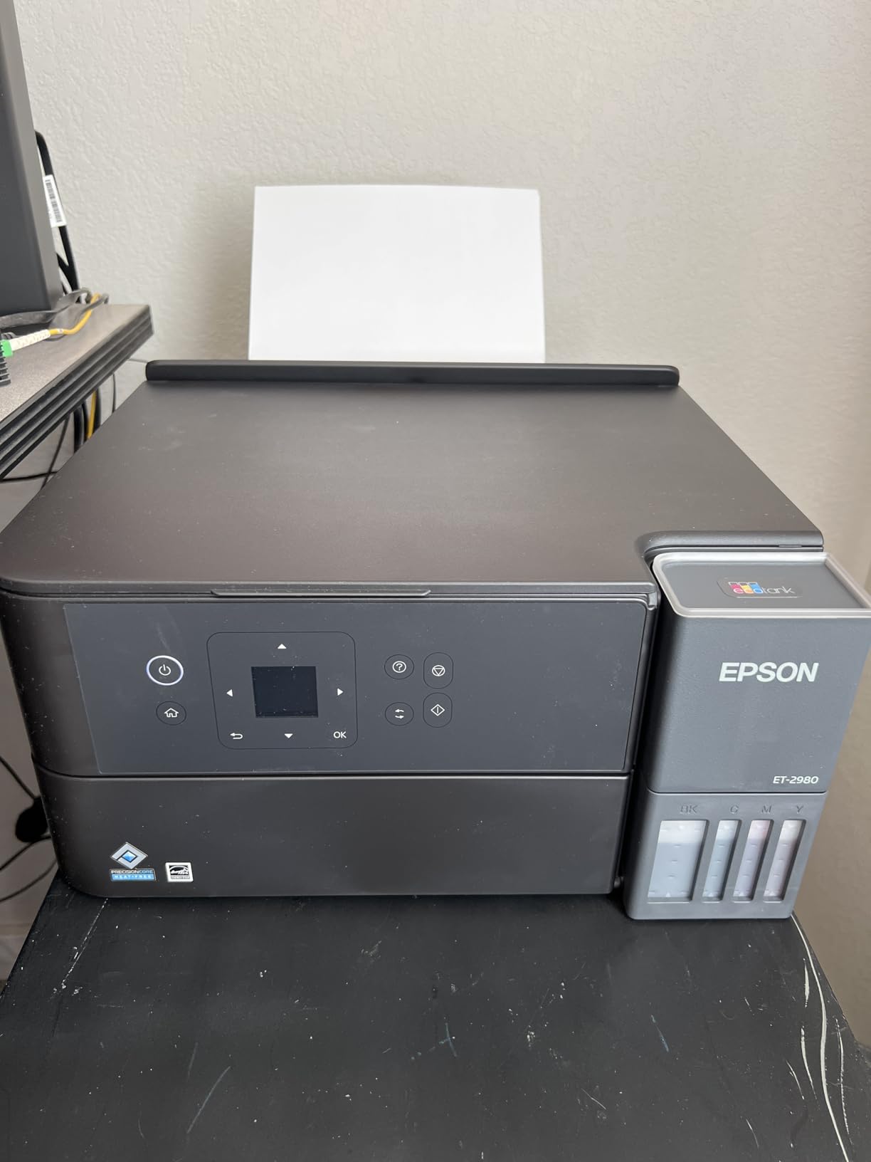 Epson EcoTank ET-2980 Wireless All-in-One Color Supertank Printer with Refillable Ink Tanks, 3 Years of Ink, Mobile Printing, 15 PPM, Color Touchscreen, Auto 2-Sided, White customer photo 2