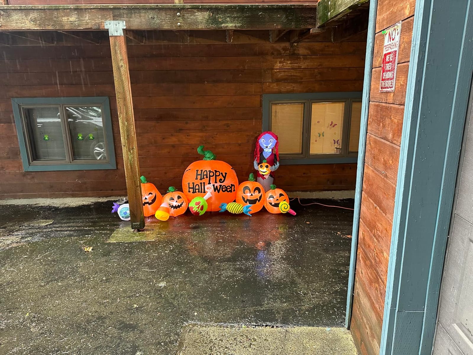8FT Halloween Inflatable Decorations Outdoor, Halloween Decoration Outdoor Inflatable Pumpkin Combo with LED Blow Up Inflatables for Holiday Garden Yard Lawn Decor customer photo 1