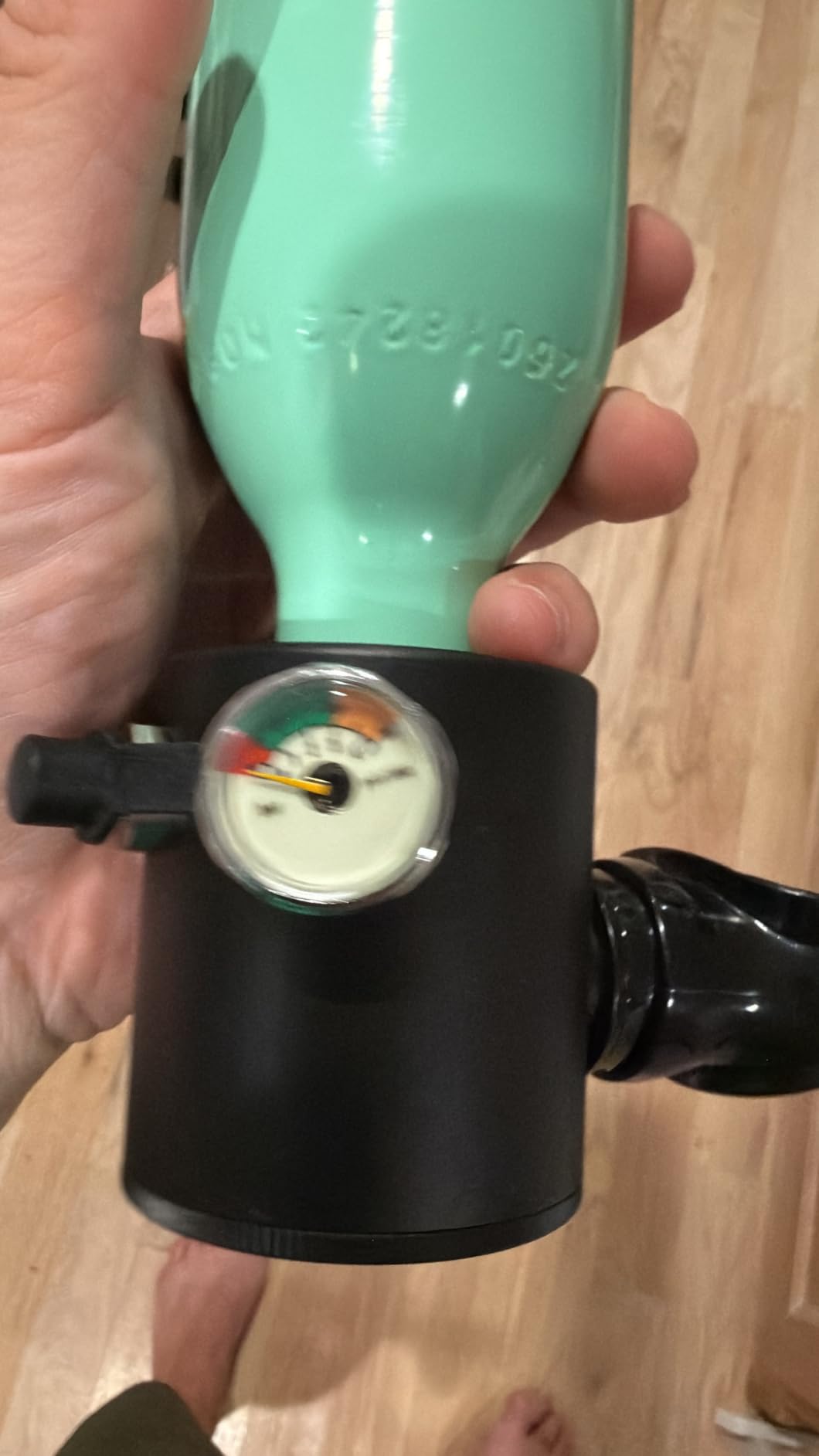 GOYOJO Mini Scuba Tank, Portable Diving Lung Air Tank with DOT Certified | Refillable Emergency Backup Pony Bottle for Snorkeling, Underwater Breathing, Training customer photo 2