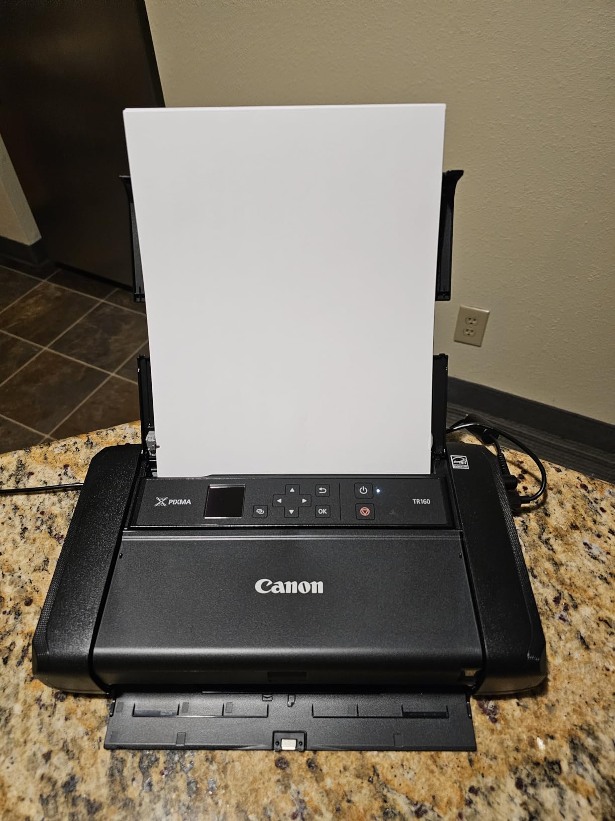 Canon PIXMA TR160 Wireless Portable Lightweight Compact Printer, 50-Sheet Paper Tray and 1.44