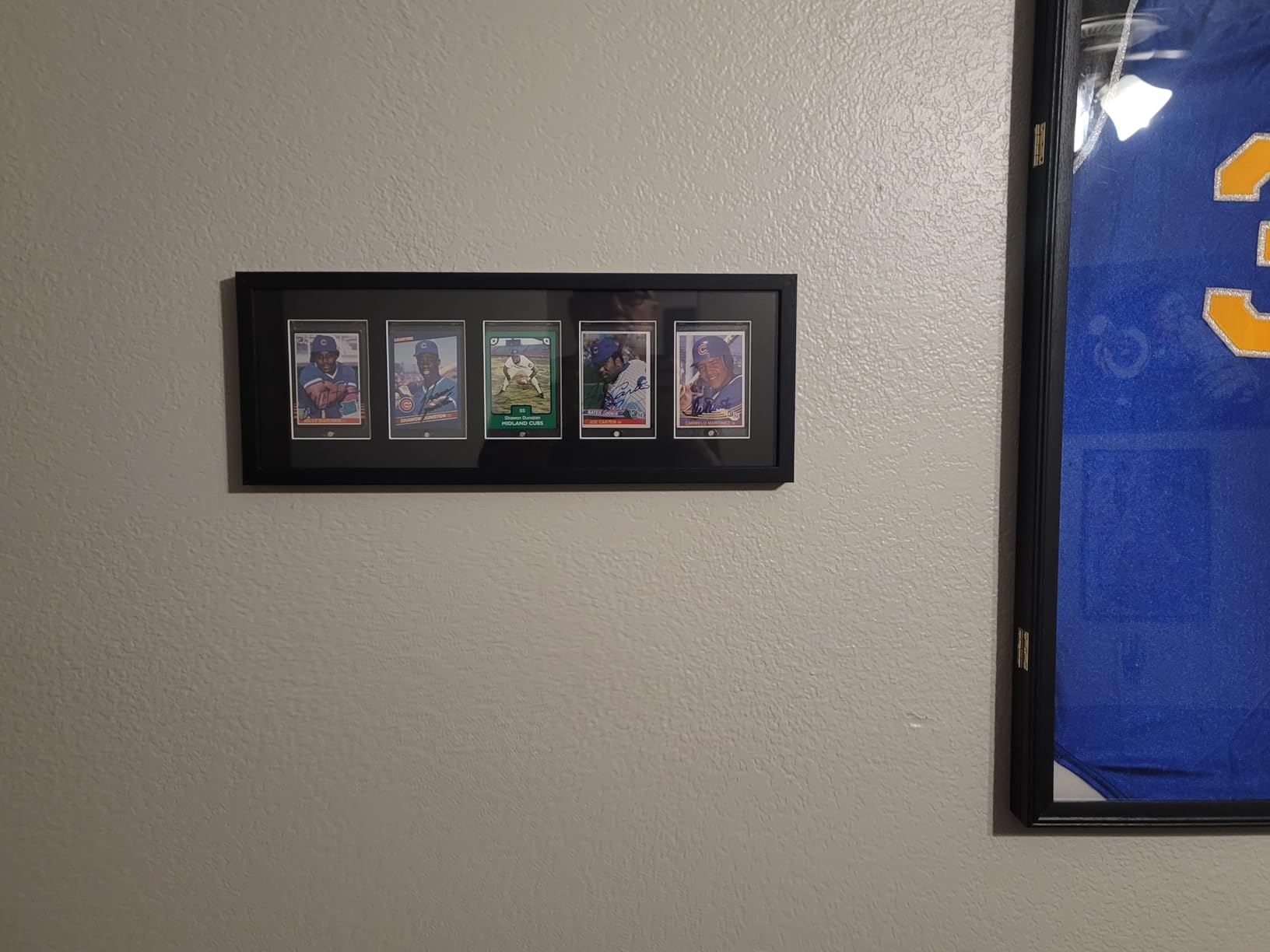 Sports Card Display Frame with Magnetic Card Holder & Tempered Glass | Trading Card Display Case for Baseball, Basketball, Football or Hockey Cards, Single Card Wall Mount or Tabletop Display customer photo 1