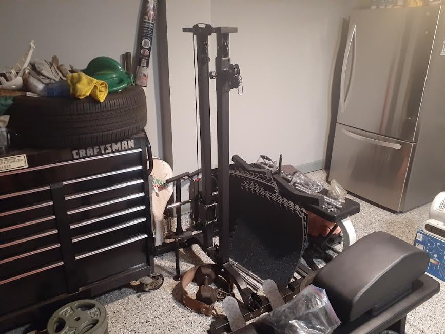 TOUSAINS Cable Machine Home Gym CR63, 400 Lbs Plates Loaded Cable Crossover Machine, 2 in 1 Functional Trainer with Rowing Machine, Space Saving Design customer photo 1