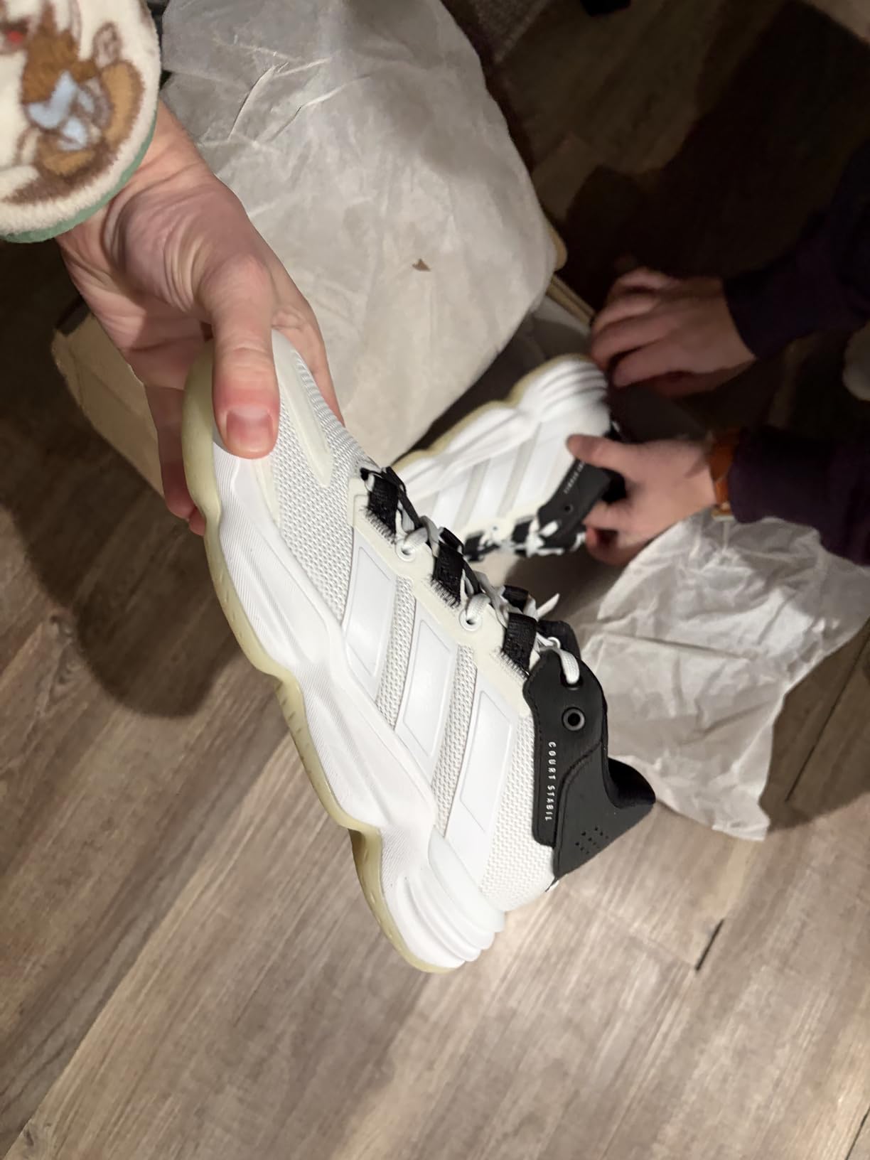 adidas Women's Court Stabil Indoor Shoe customer photo 1