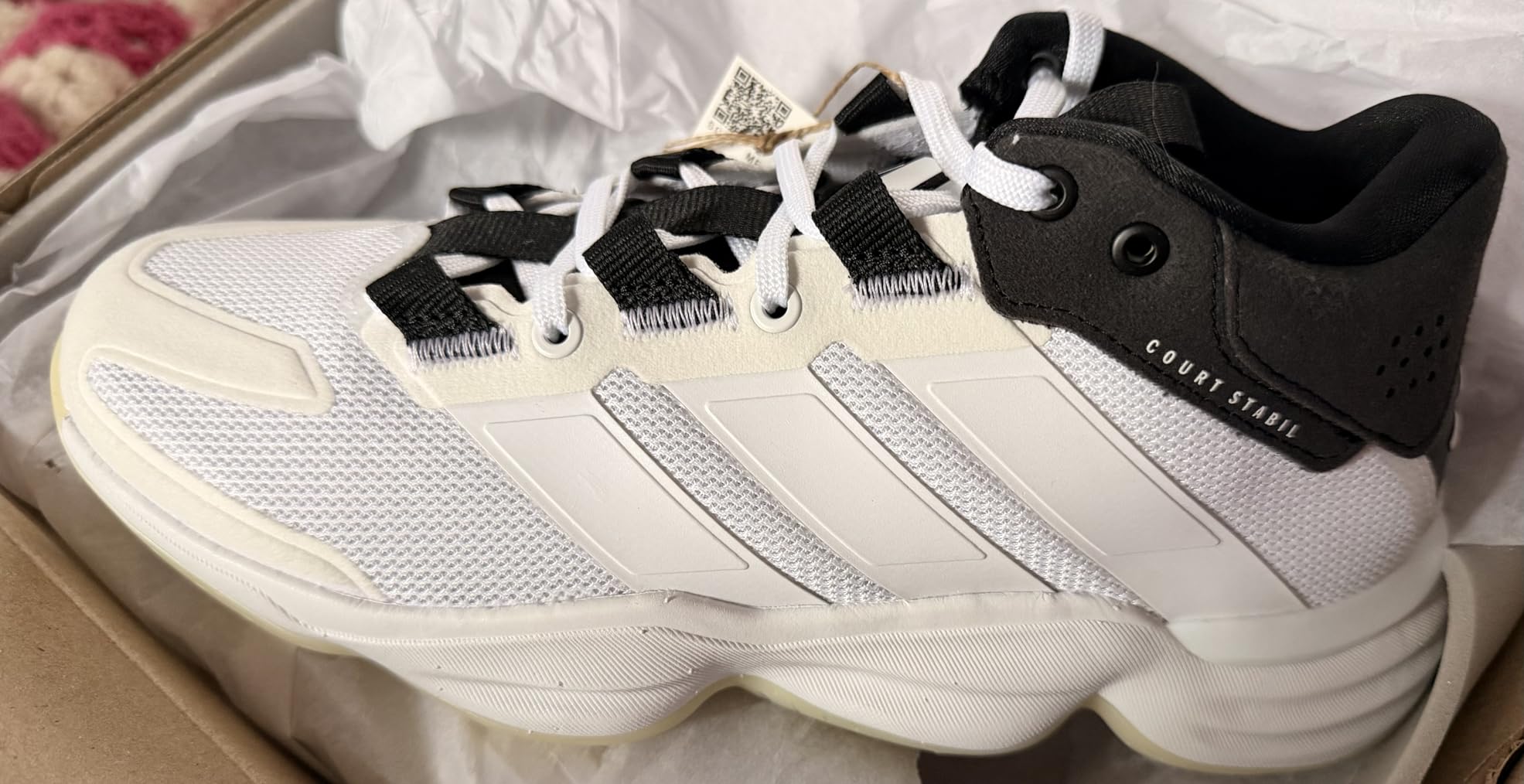 adidas Women's Court Stabil Indoor Shoe customer photo 2