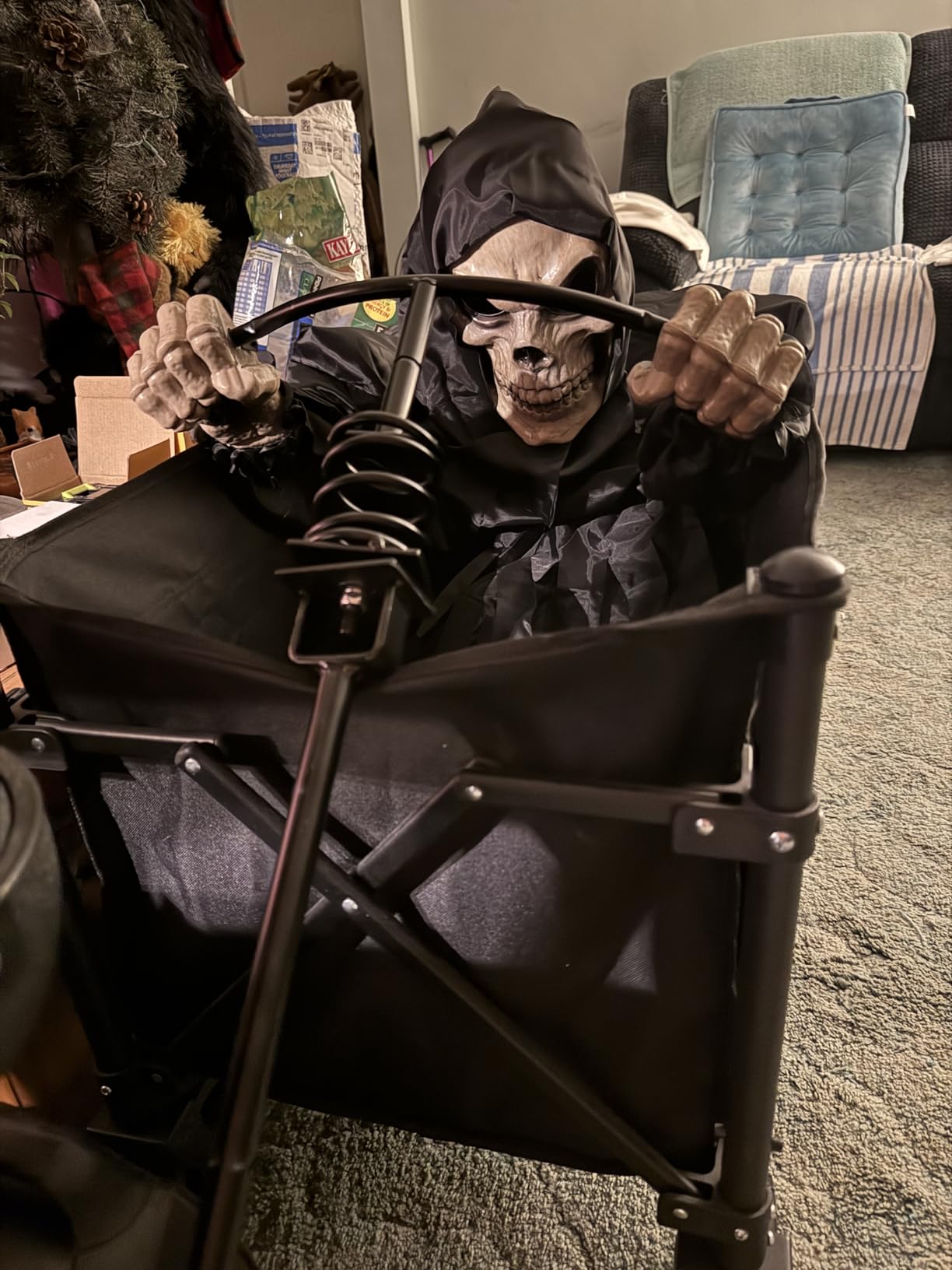 LarpGears 7.8Ft Flying Rotated Skull Reaper customer photo 1