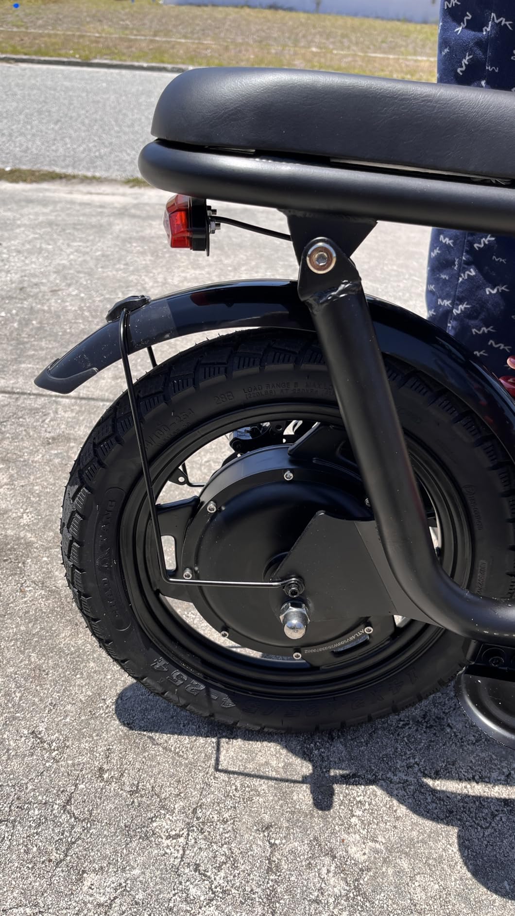 SEHOMY 2 Seater Folding Electric Scooter for Adults 330lbs, 25Miles Range | 22MPH, 2 Seater Escooters, 850W Peak Motor, Storage Basket, Electronic City Commuter Bike Motor Scooters customer photo 1