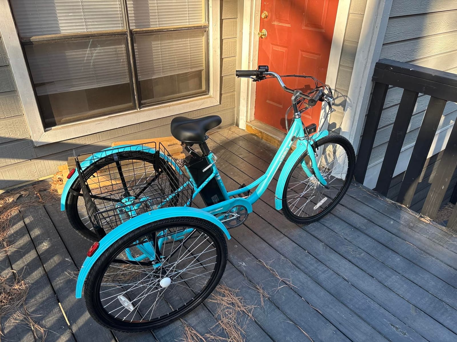 VIRIBUS Electric Trike for Adults, Adult Electric Tricycle, Single Speed customer photo 1
