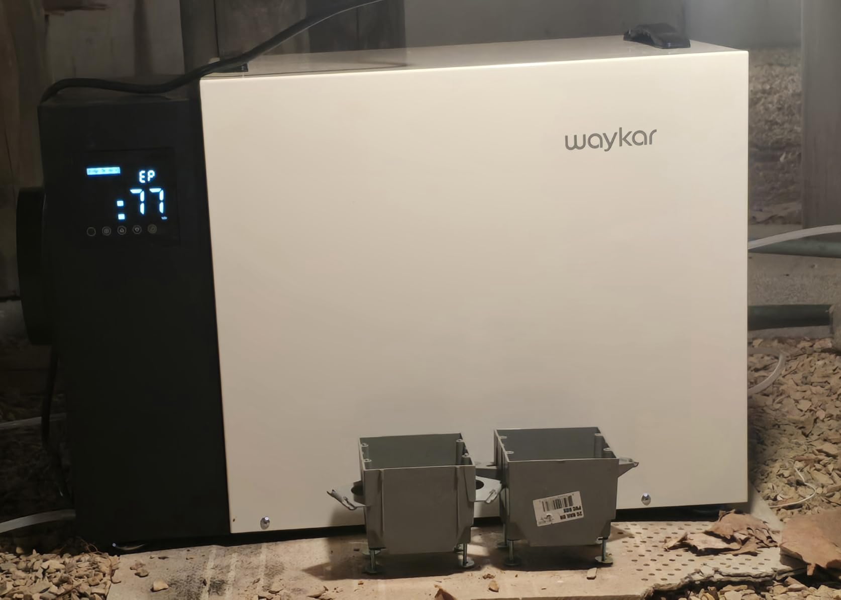 Waykar 125 Pint Crawl Space Dehumidifier with Drain Hose for Basements, Commercial & Water Damage Spaces up to 6500 Sq. Ft., Compact, Strong Dehumidification, 5-Year Quality Coverage customer photo 1