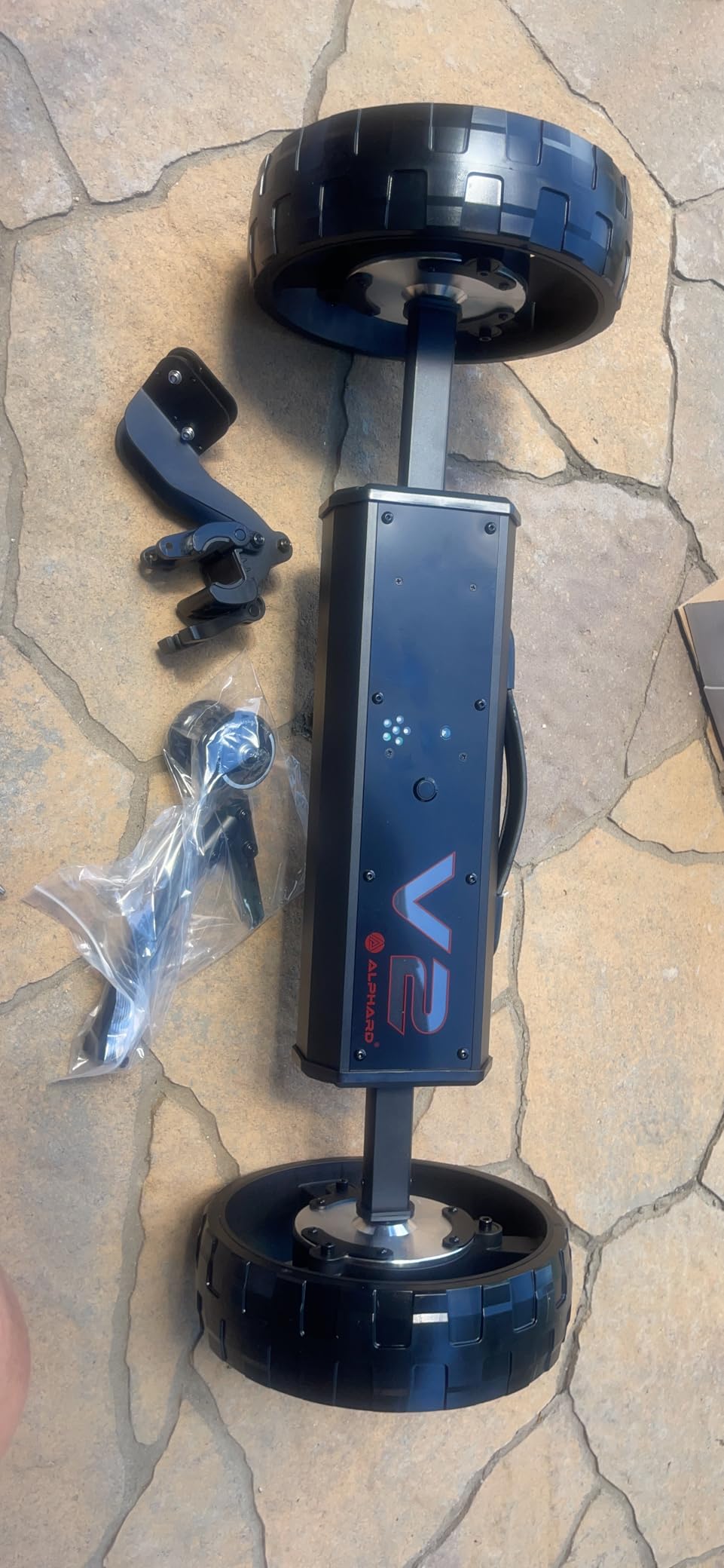 Alphard Club Booster V2Pro Electric Golf Cart Conversion Kit | Turn a Compatible Push Cart Into a Motorized Golf Cart with Remote-Control, Smooth Steering, Battery, Charger and App Control customer photo 2