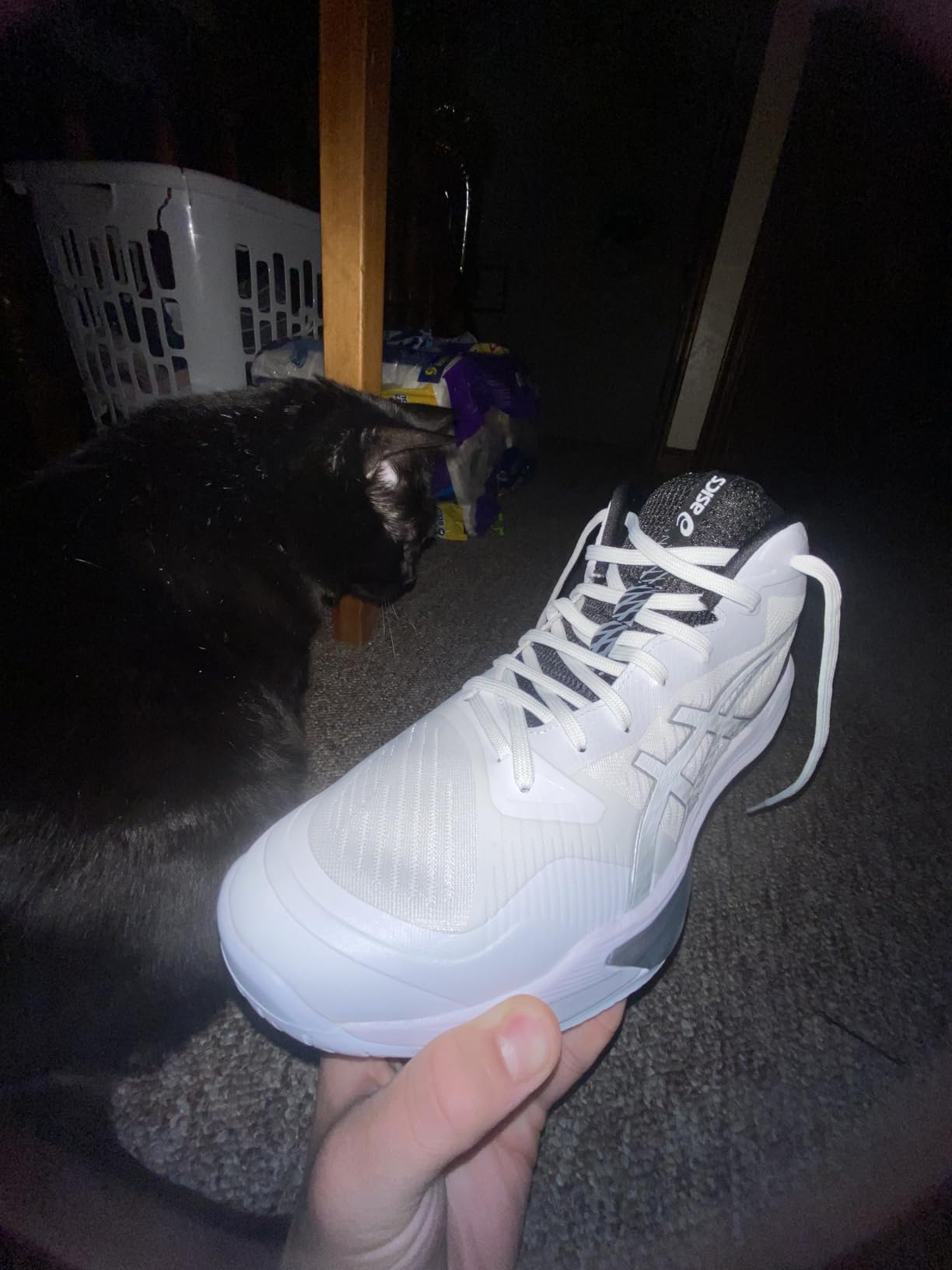ASICS Men's Sky Elite FlyteFoam Mid Top 3 Volleyball Shoes customer photo 2