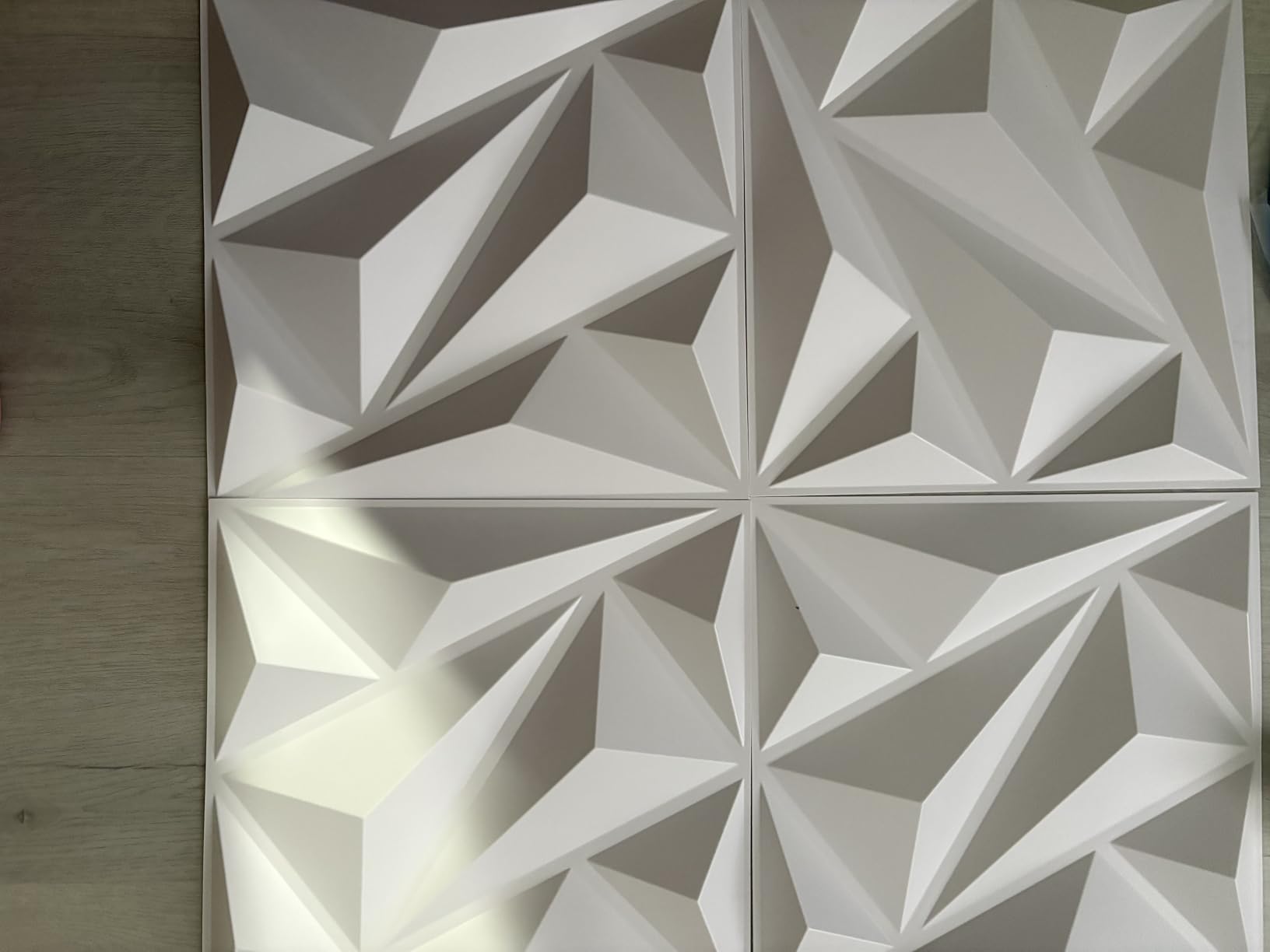 Heikki 30 Pack 3D Wall Panel for Interior Wall Décor, PVC Flower Textured Wall Panels for Living Room Bedroom Hotel Office, 11.8